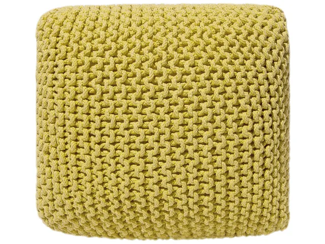 beliani-conrad-ii-pouf-gelb-55x50x31-baumwolle image 1