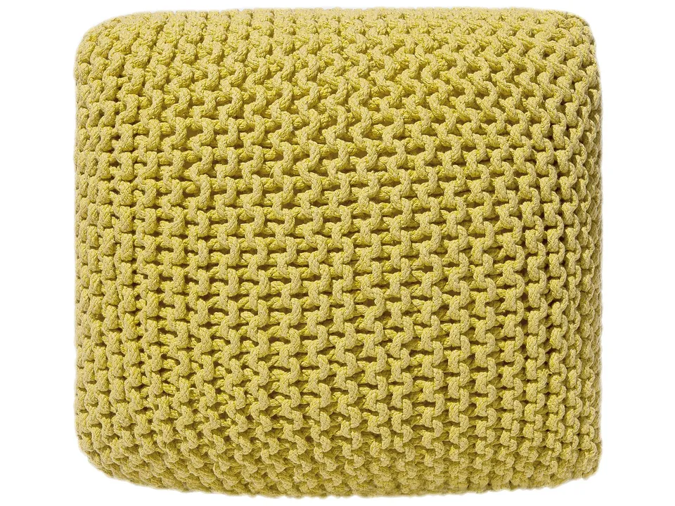 beliani-conrad-ii-pouf-gelb-55x50x31-baumwolle image 1