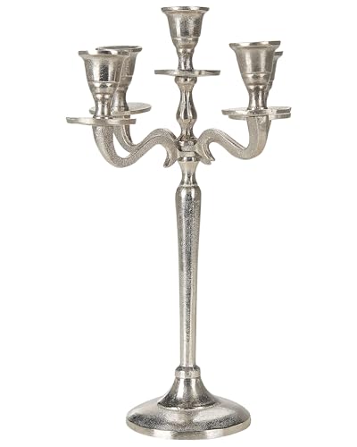 beliani-petra-kerzenst-nder-aluminium-silber-5-armig image 8