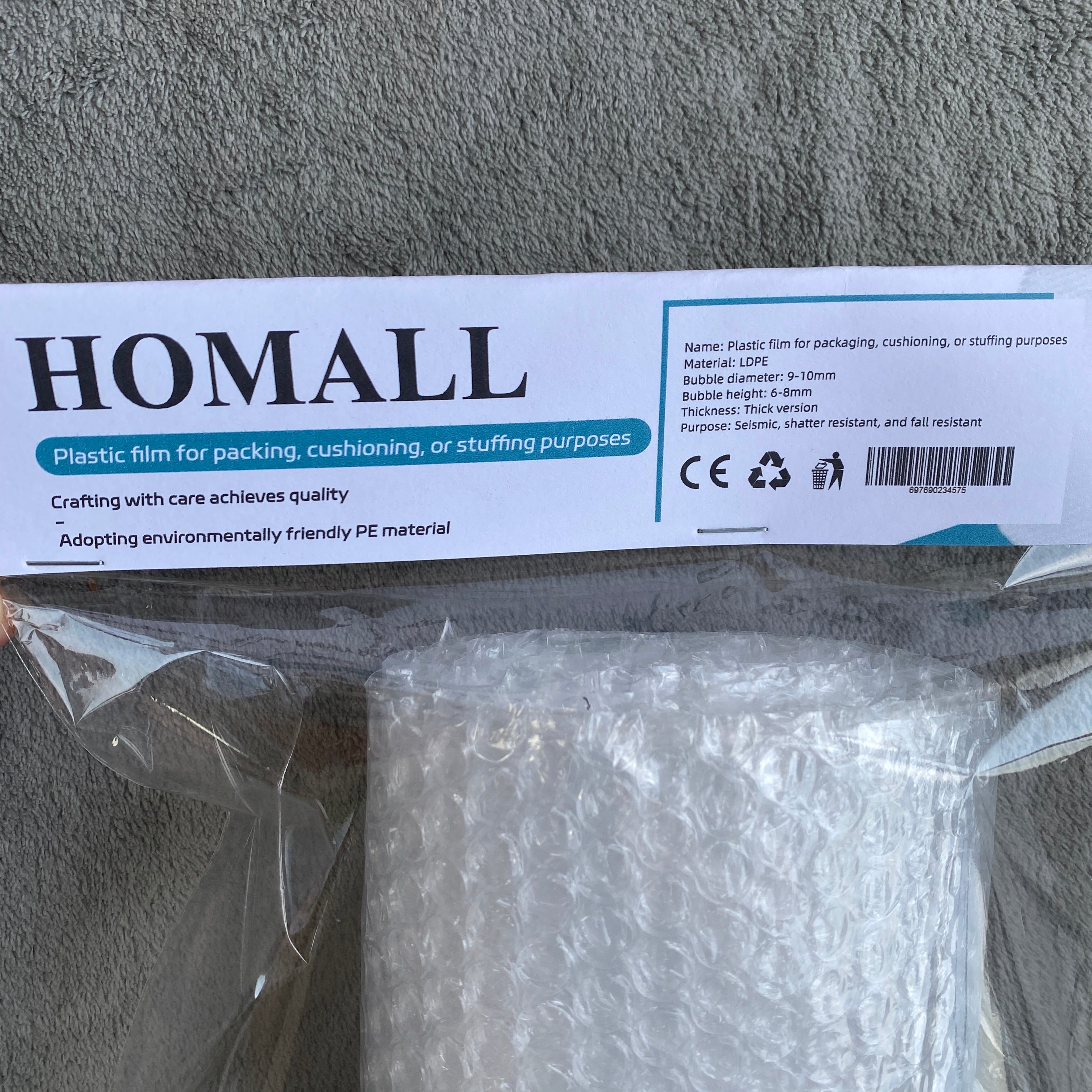 homall-shelf-luftpolsterfolie-wei-verpackung-extrastark image 3