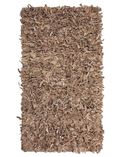 hirsute-mut-teppich-leder-80x150cm-braun-handgefertigt image 7