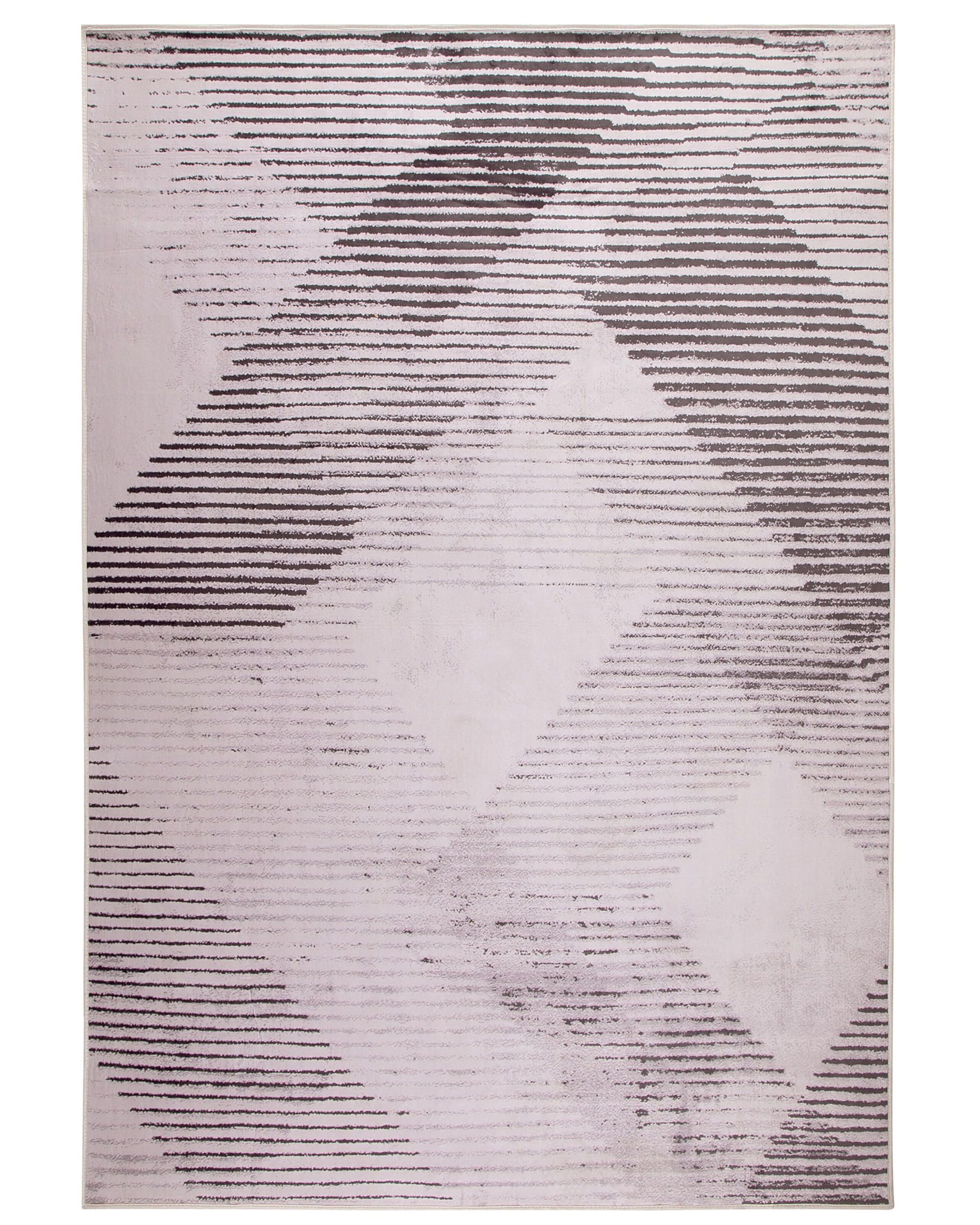 beliani-kale-wohnteppich-140-x-200-cm-rosa-geometrisch image 8