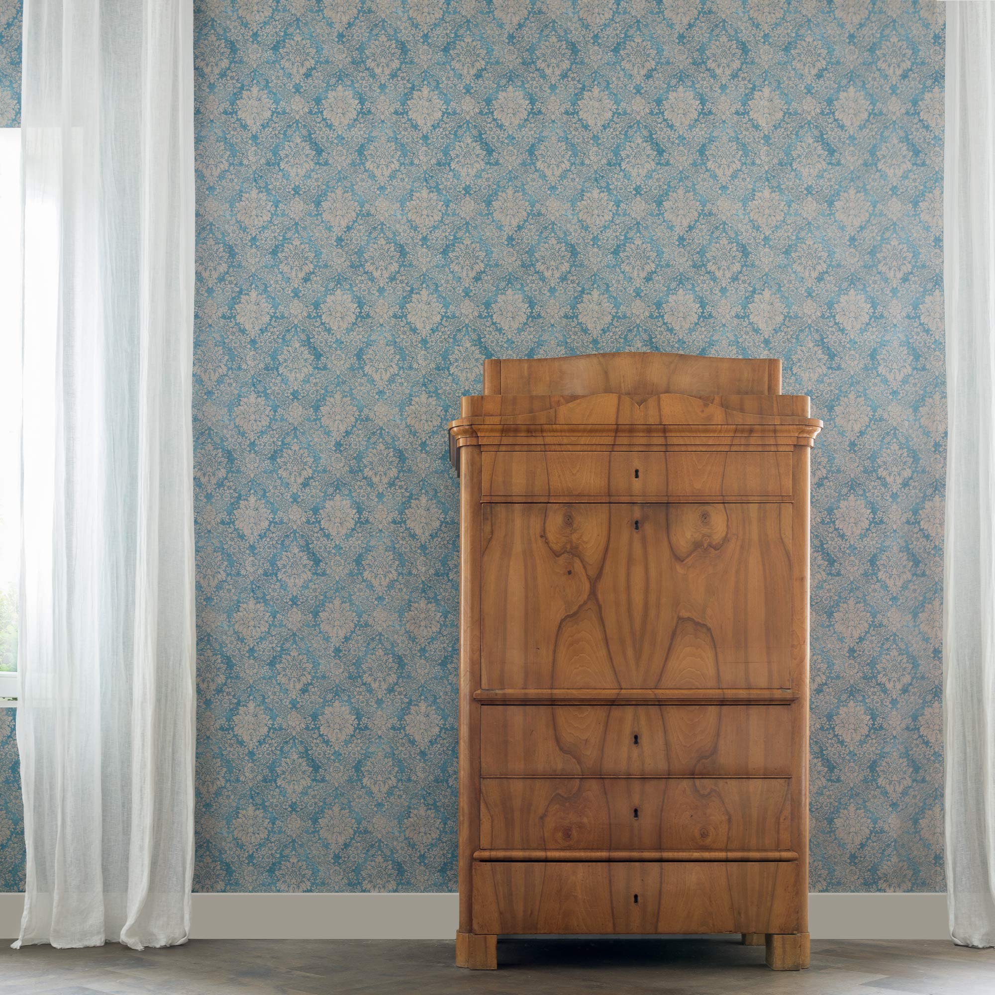 a-s-cr-ation-secret-garden-vliestapete-floral-blau-braun image 7