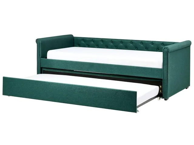 beliani-libourne-tagesbett-ausziehbar-gr-n-90-x-200-cm image 1