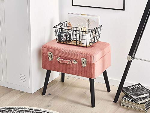 beliani-mallard-hocker-mit-stauraum-cord-rosa image 6