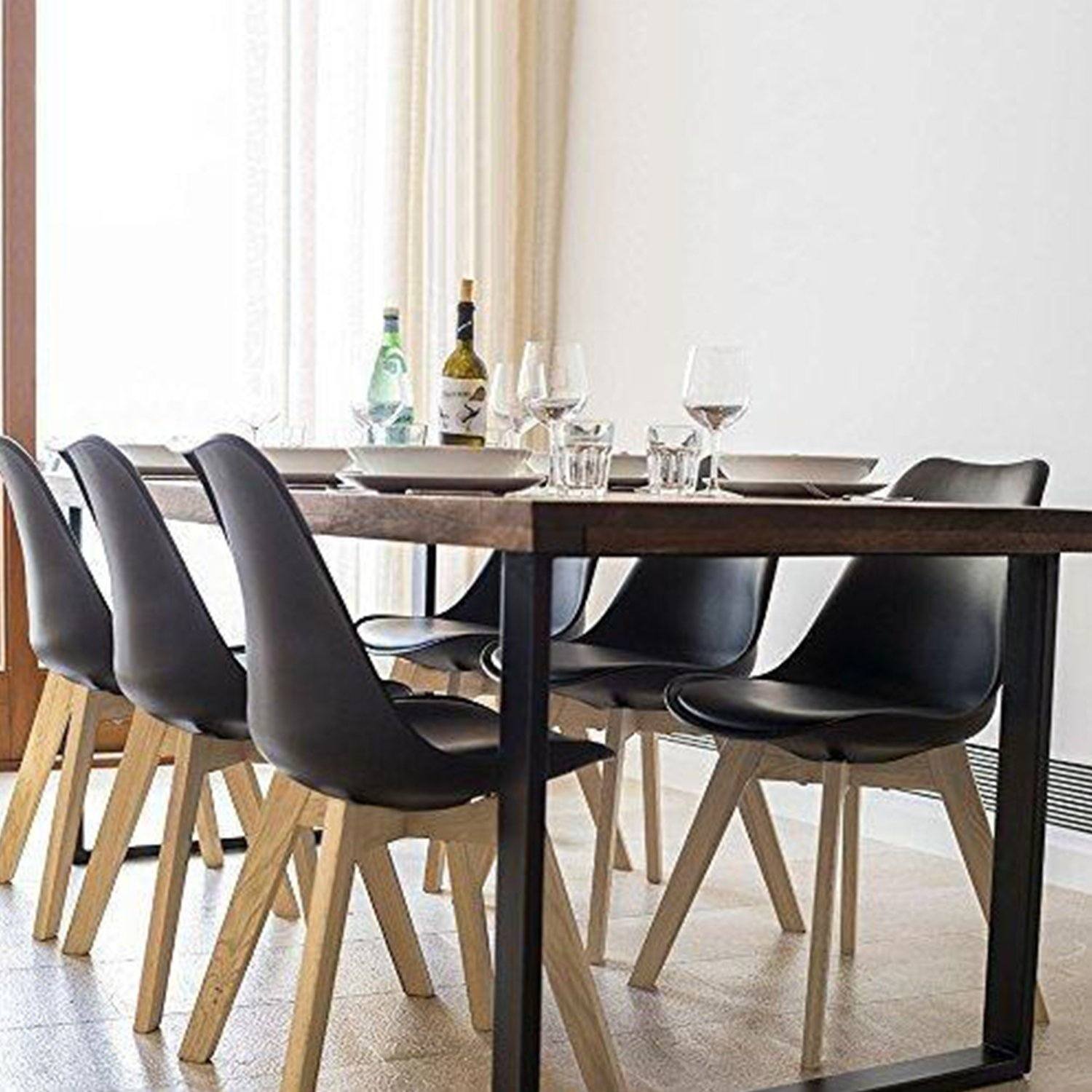 homall-modern-dining-chair-esszimmerstuhl-schwarz-4er-gepolstert image 2