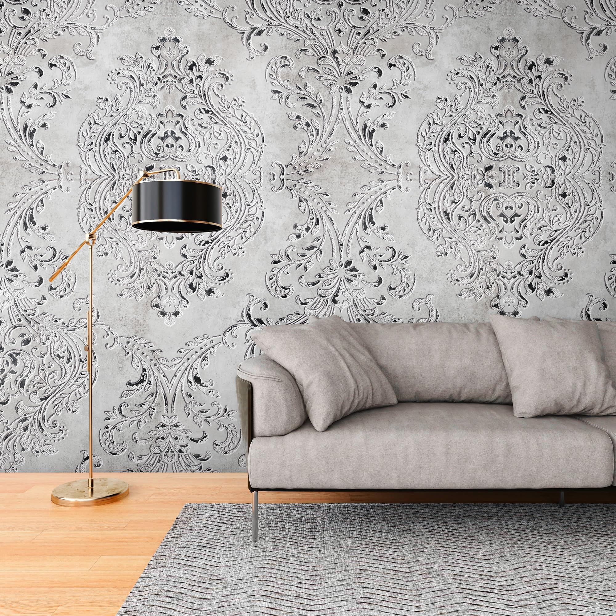 a-s-cr-ation-livingwalls-398351-fototapete-klassisch-grau-1-59m image 2