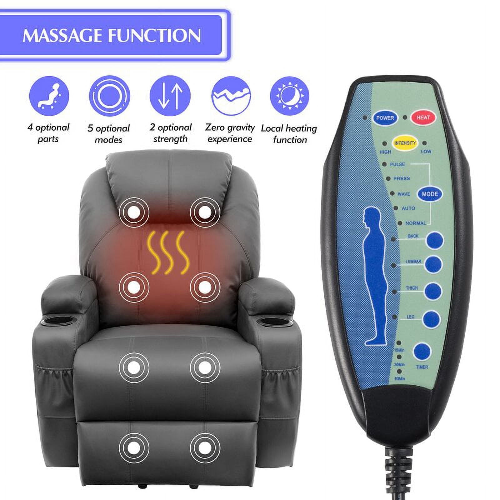homall-recliner-chair-massagesessel-kunstleder-schwarz image 6