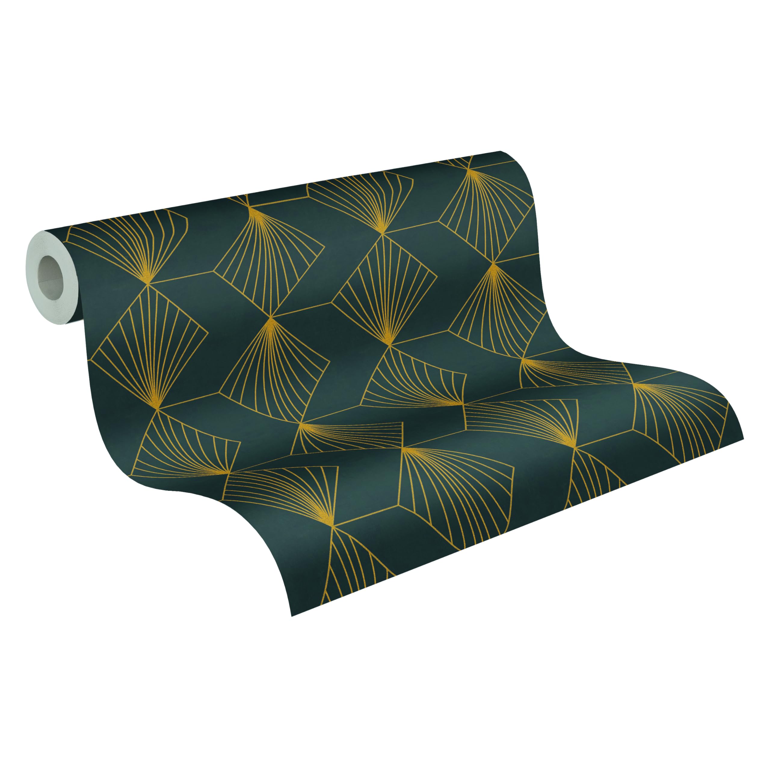 a-s-cr-ation-french-affair-361562-vliestapete-schwarz-gold-geometrisch image 1