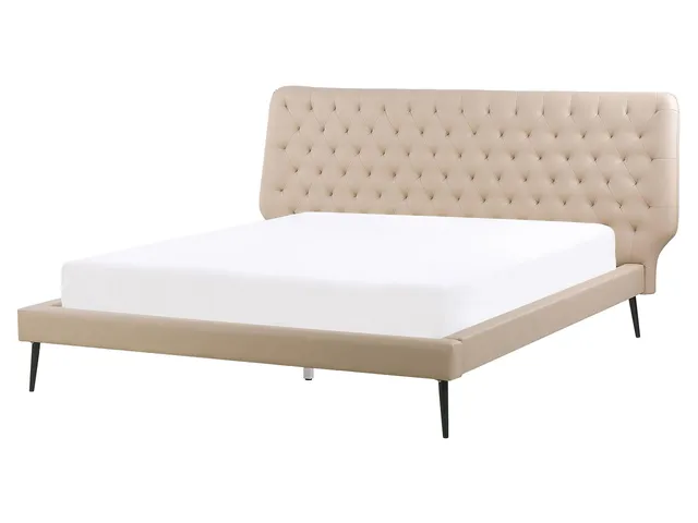 beliani-essonne-polsterbett-160x200-beige-kunstleder-doppelbett image 1