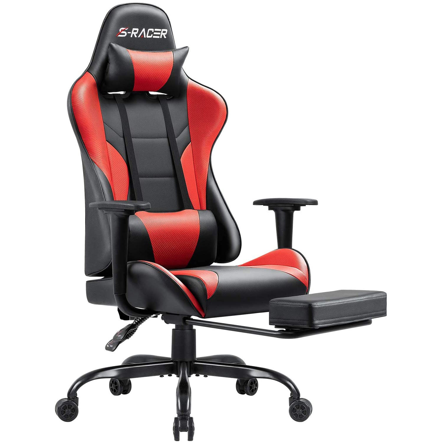homall-gaming-chair-gamer-stuhl-schwarz-massage image 8