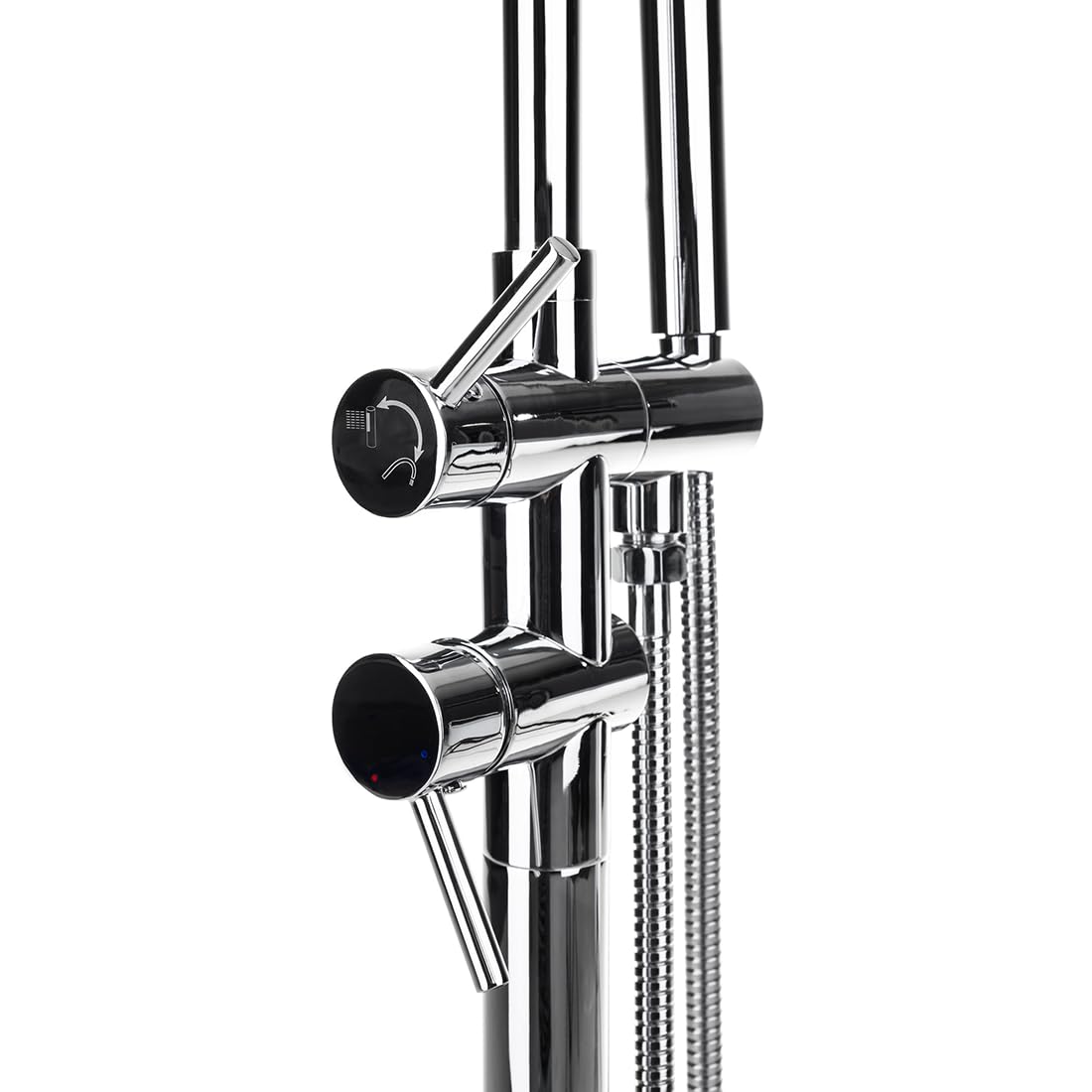 beliani-tugela-badewannenarmatur-freistehend-silber-mit-handbrause image 6