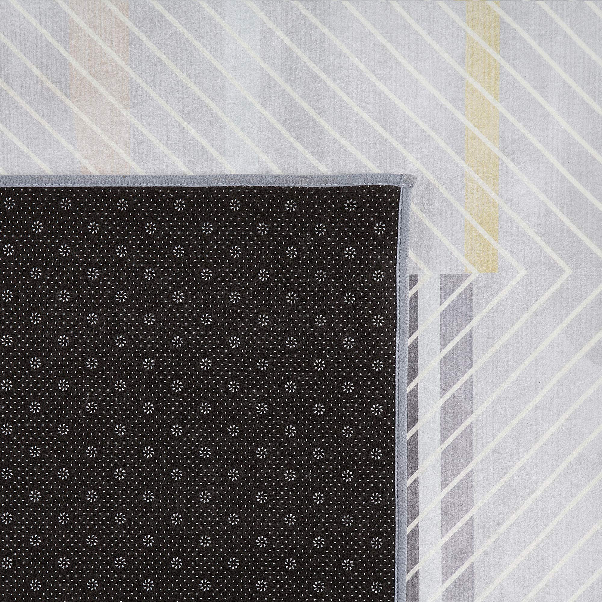 beliani-ergenli-teppich-grau-gelb-80x150-streifen image 7