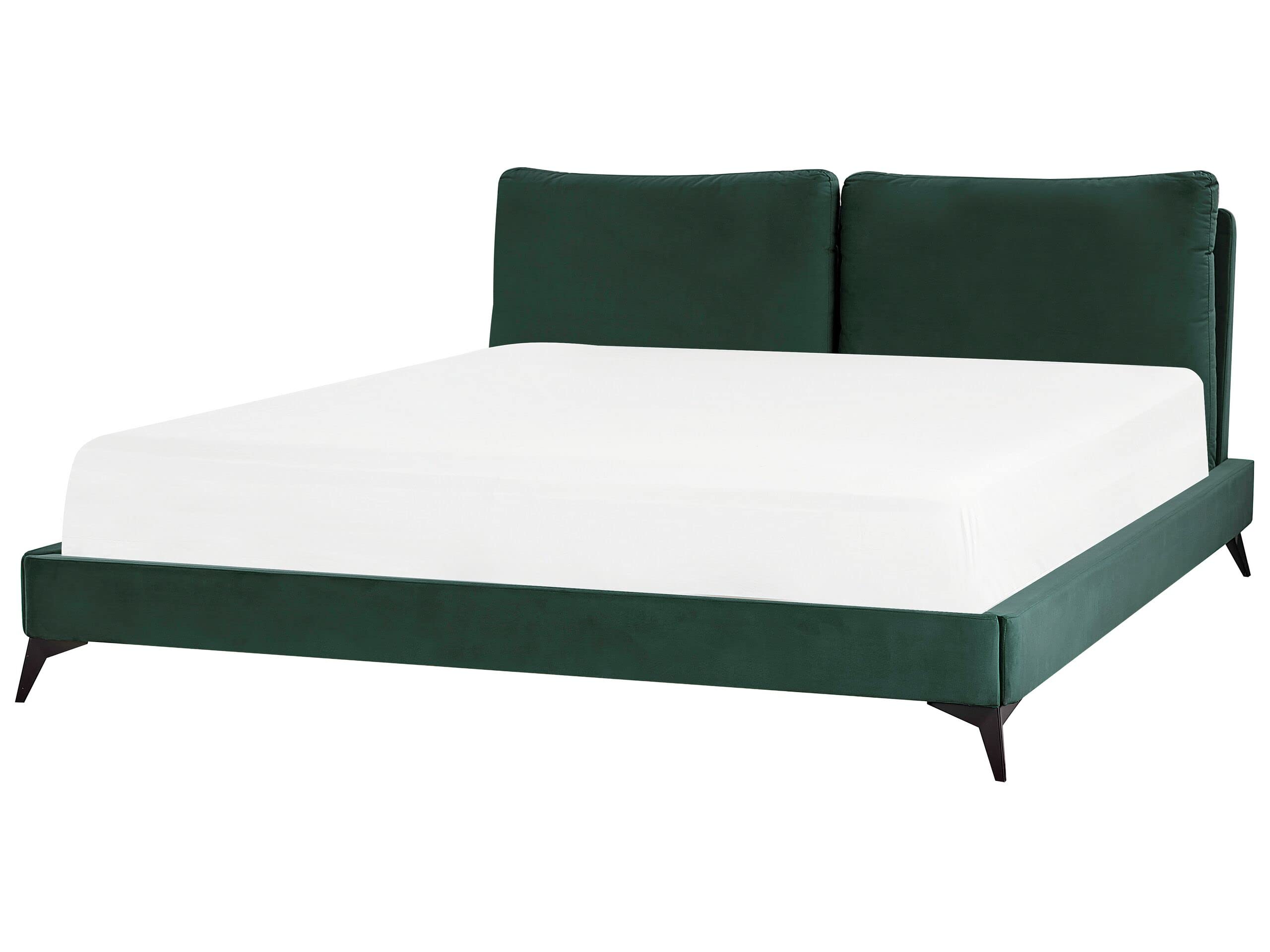beliani-melle-polsterbett-samt-gr-n-180x200-cm image 1
