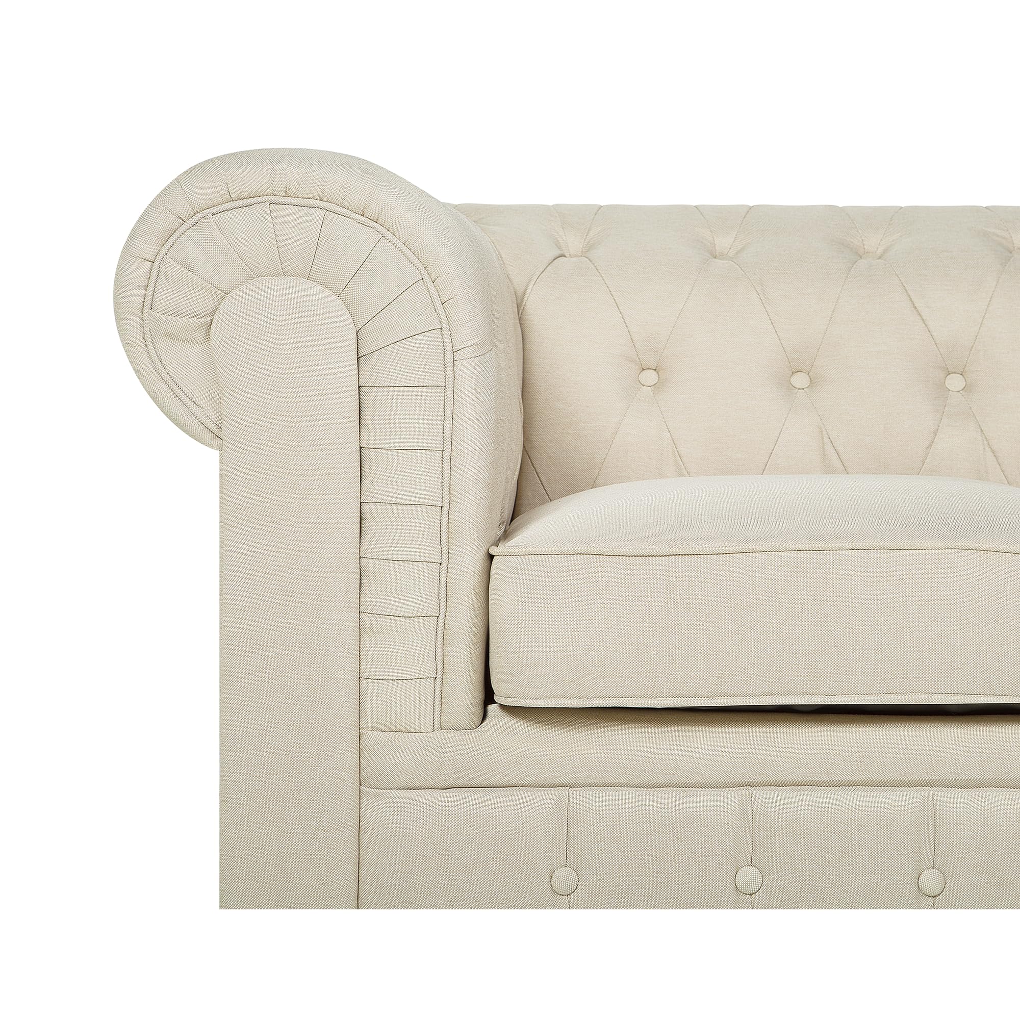 beliani-sessel-chesterfield-sessel-beige-polster-klassisch-armlehne image 5