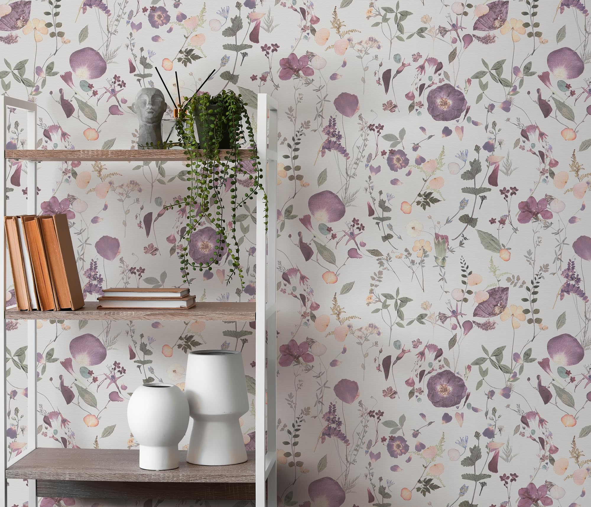 a-s-cr-ation-vliestapete-bl-tter-violett-beige-10-05m image 7