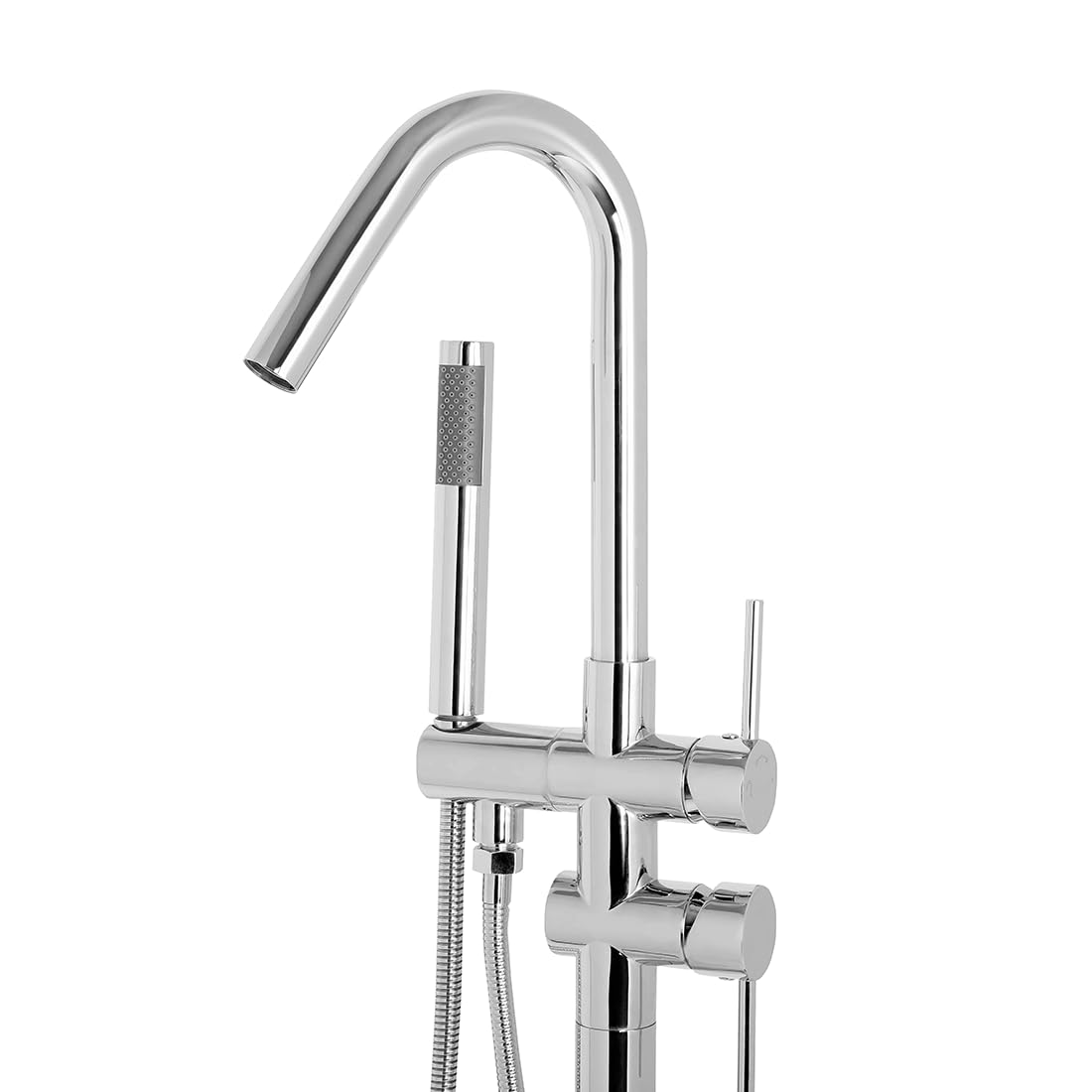 beliani-victoria-badewannenarmatur-freistehend-silber image 4
