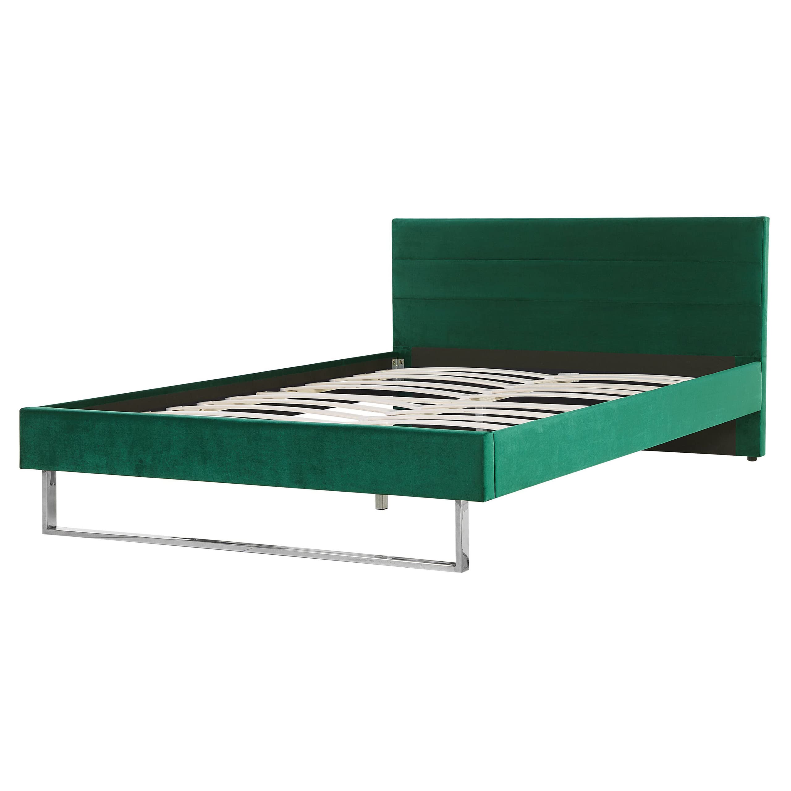 beliani-bellou-doppelbett-160x200-samt-gr-n image 4