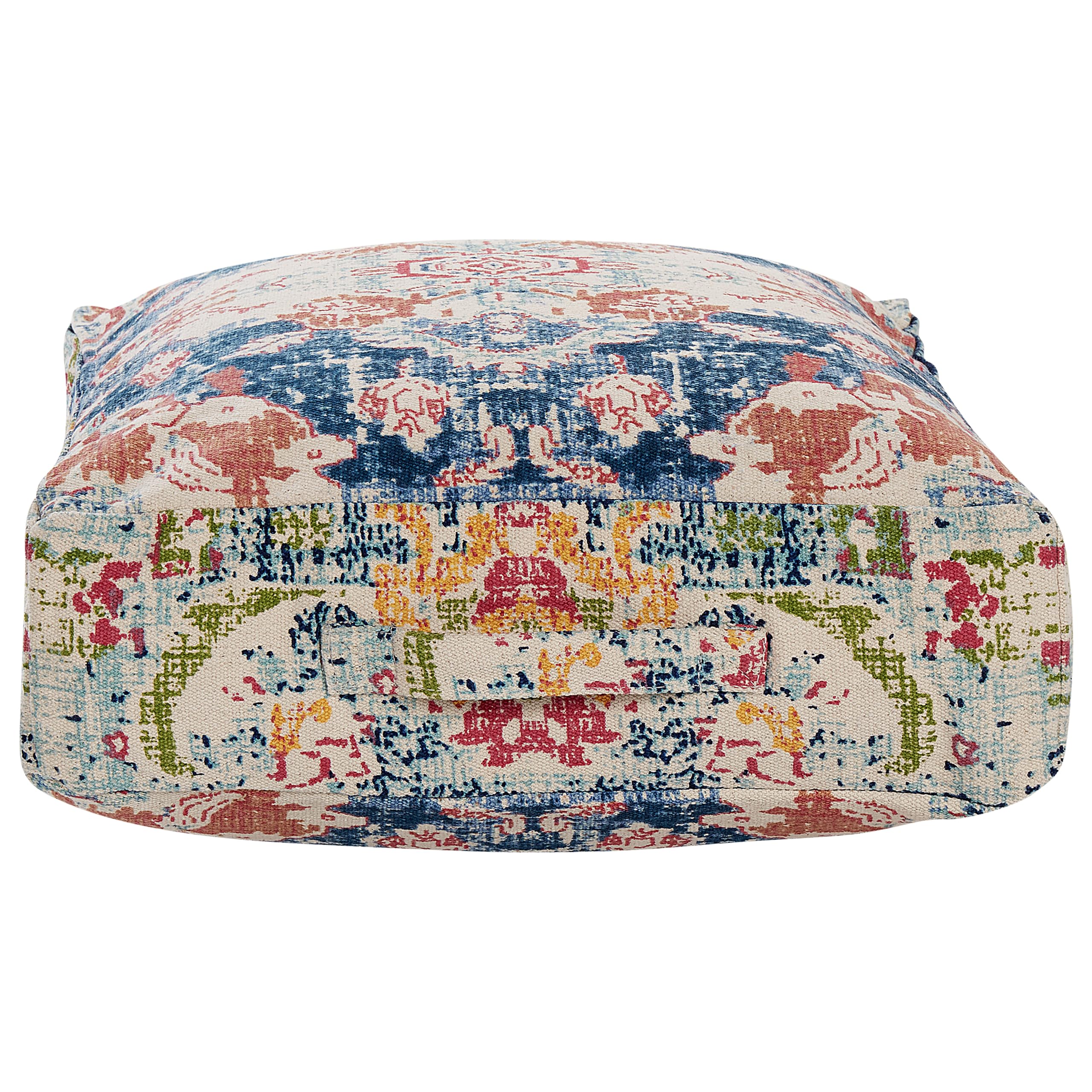 beliani-oued-pouf-baumwolle-bunt-50x50x20-mit-griff image 4