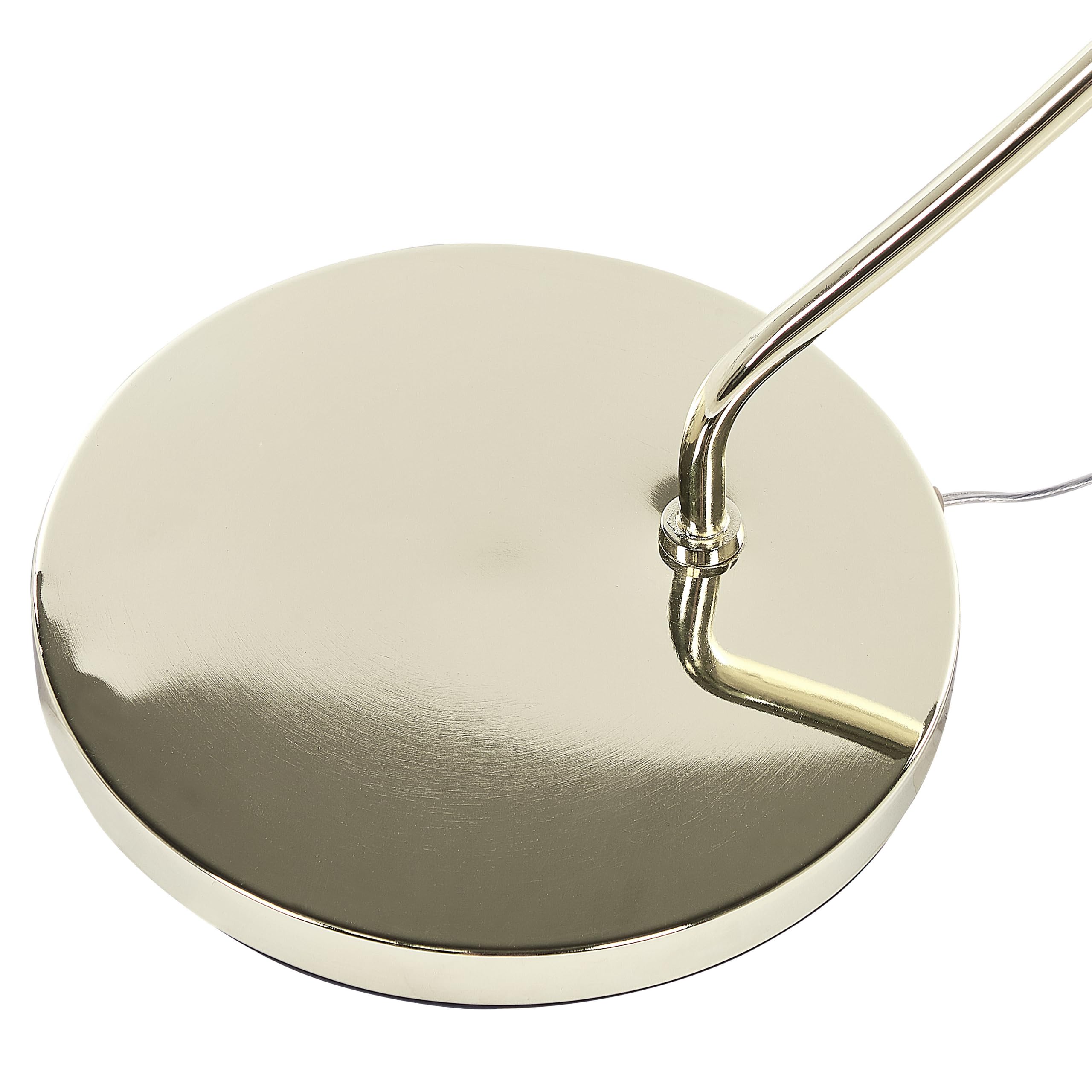 beliani-kama-bogen-stehlampe-gold-metall-188-cm-runder-schirm image 7