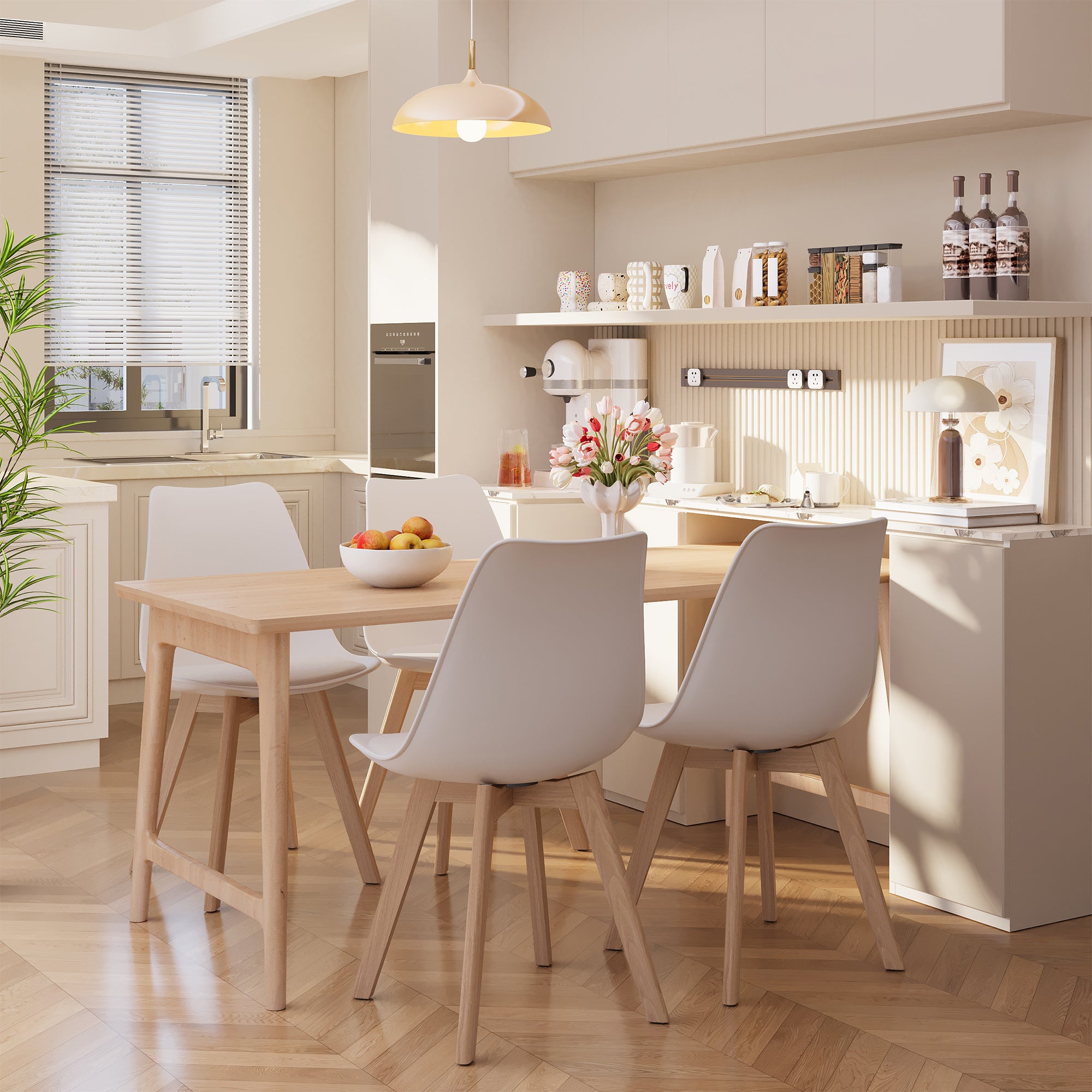 bealife-tb18-esszimmerst-hle-4er-set-wei-holz-skandinavisch image 8