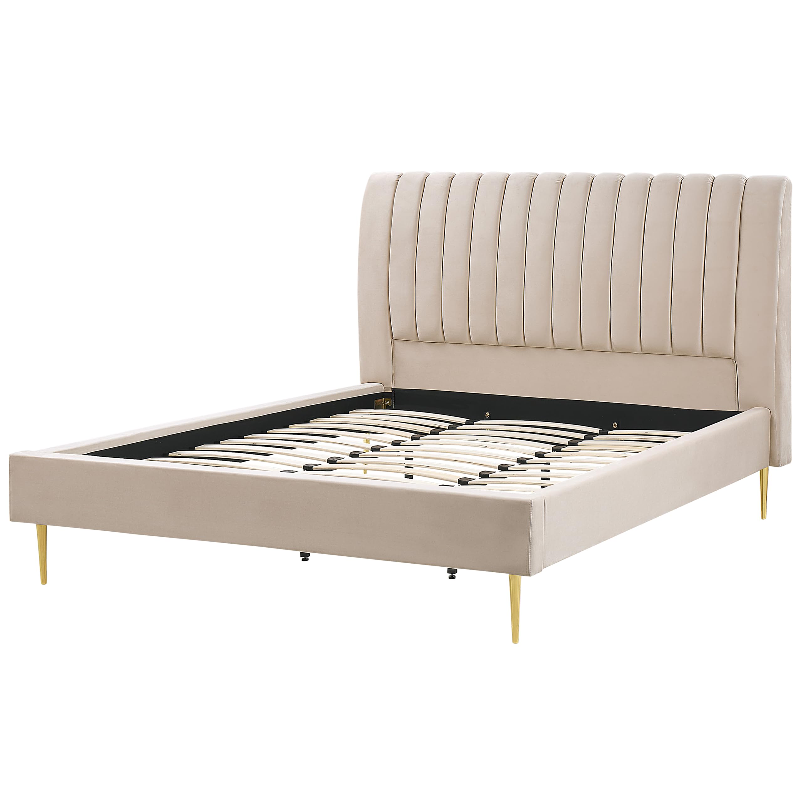 beliani-marville-doppelbett-samt-180x200-cm-beige image 4
