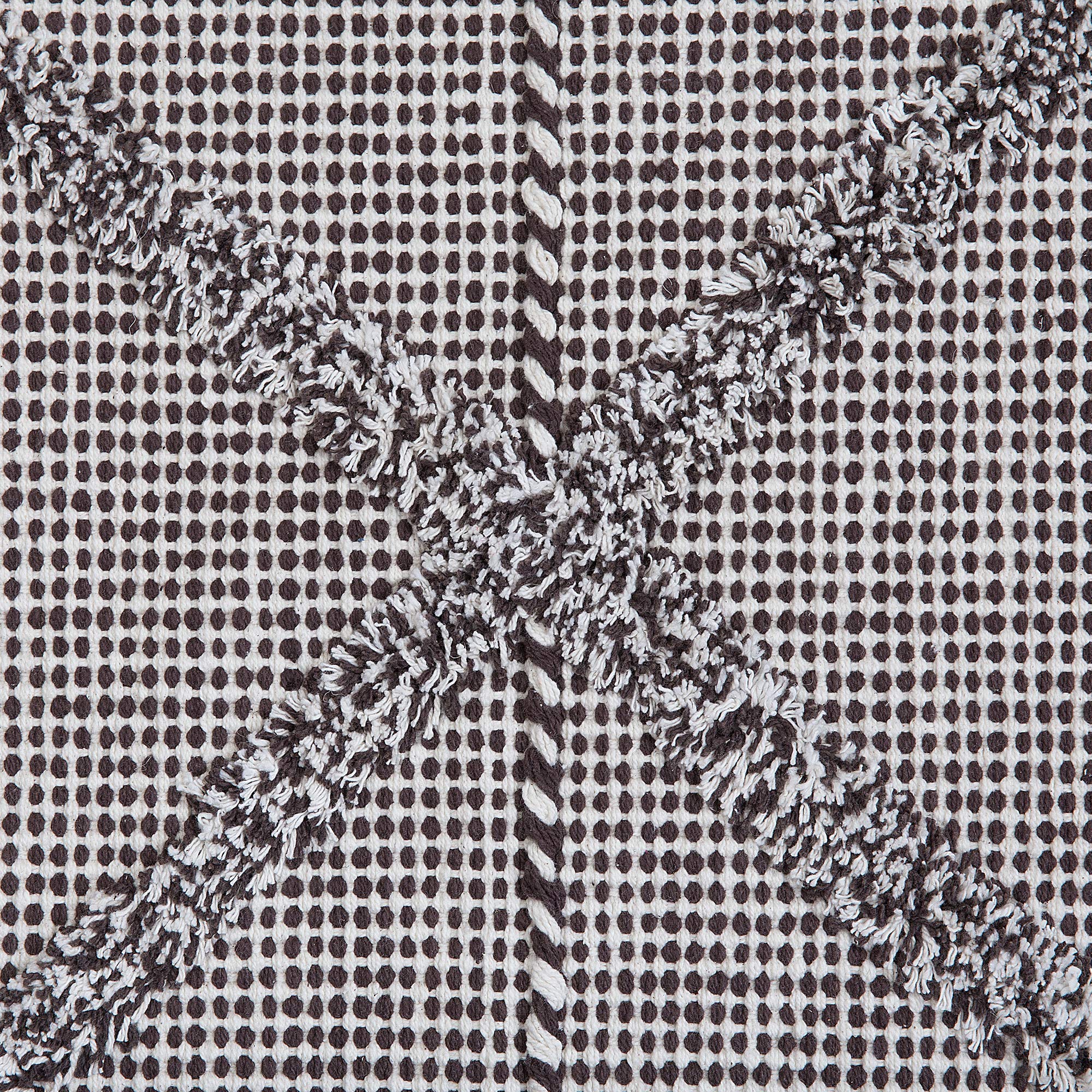beliani-tuzla-baumwollteppich-80x150-braun-karo image 5