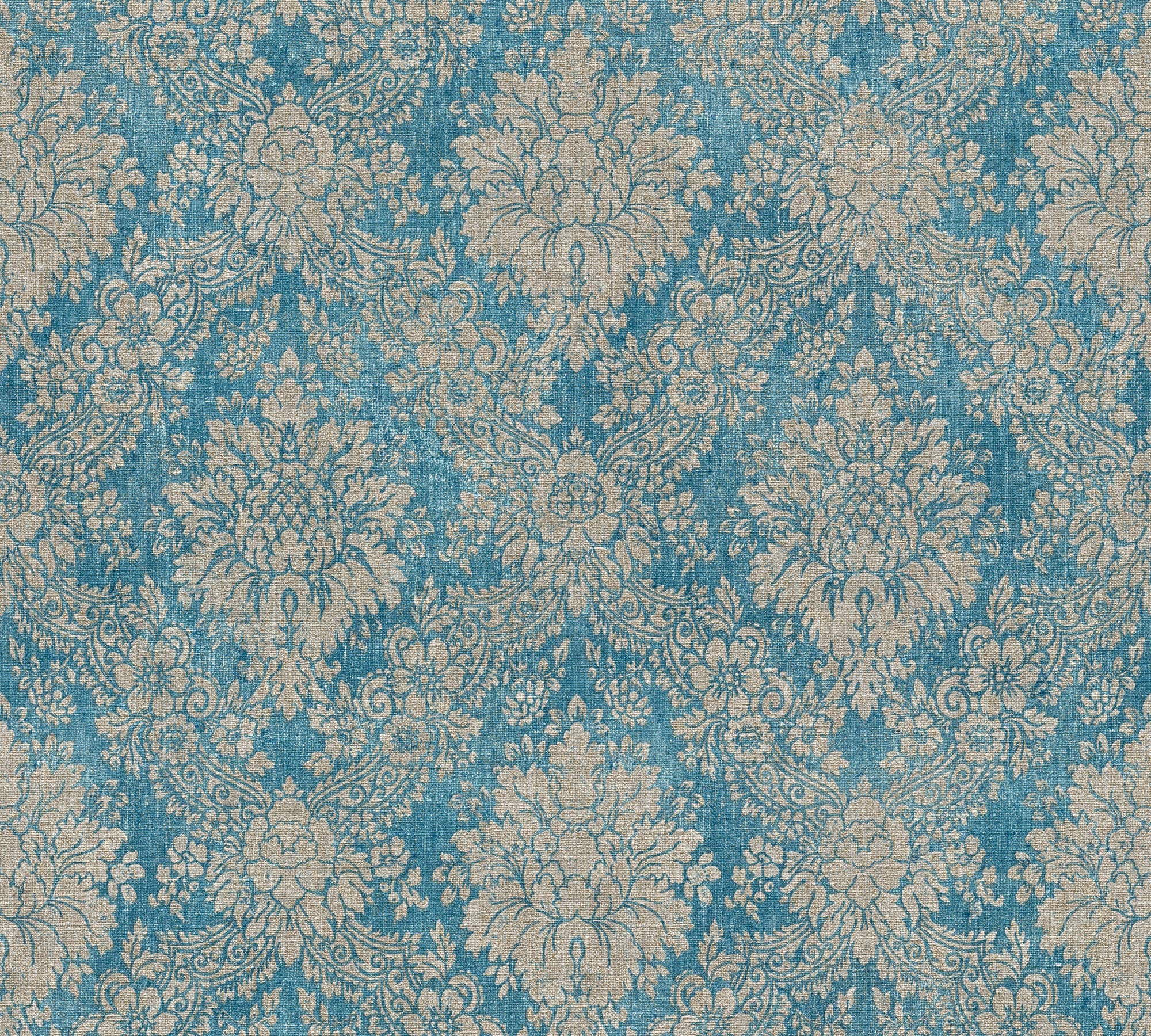 a-s-cr-ation-secret-garden-vliestapete-floral-blau-braun image 4