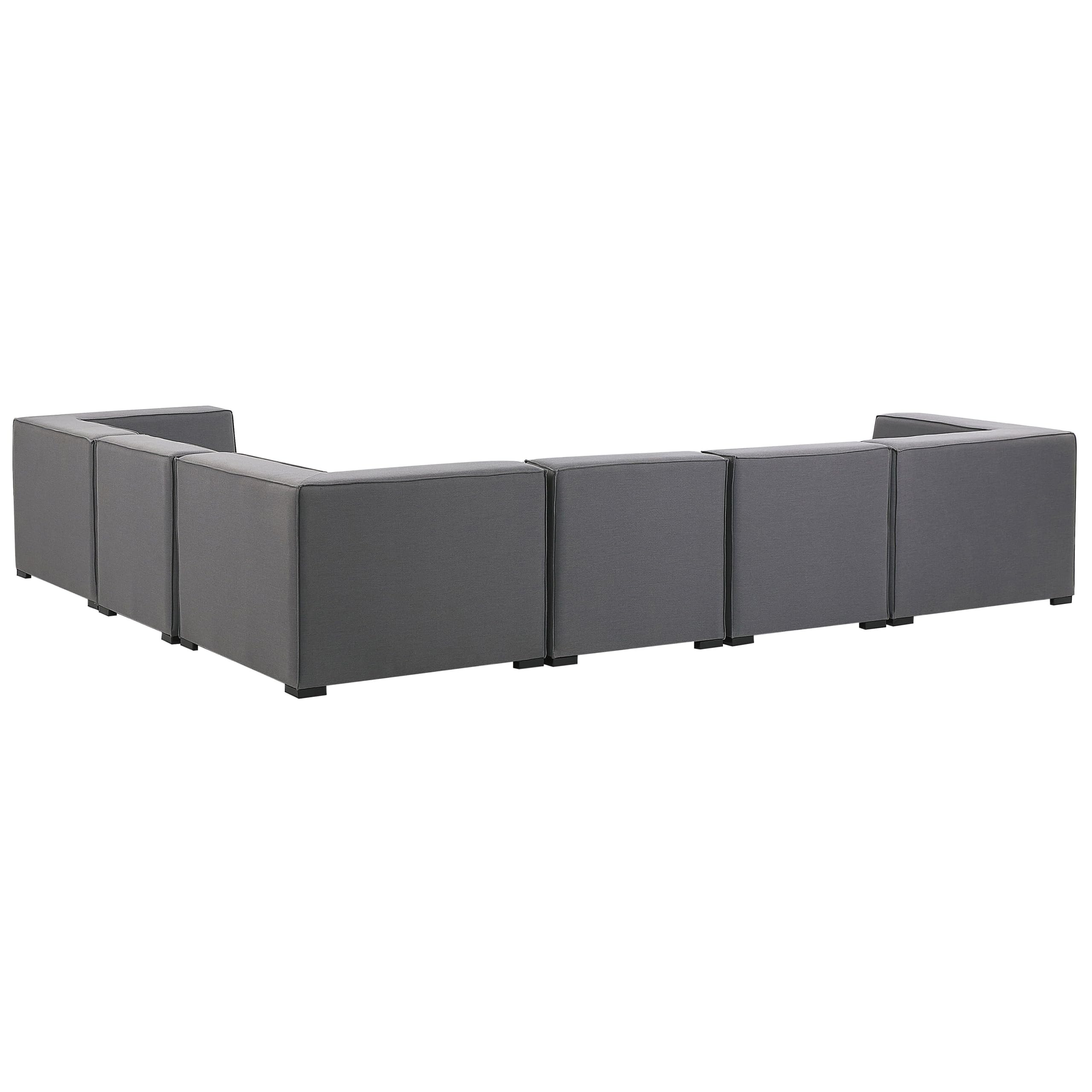 beliani-arezzo-lounge-set-7-teilig-grau-linksseitig-outdoor image 8