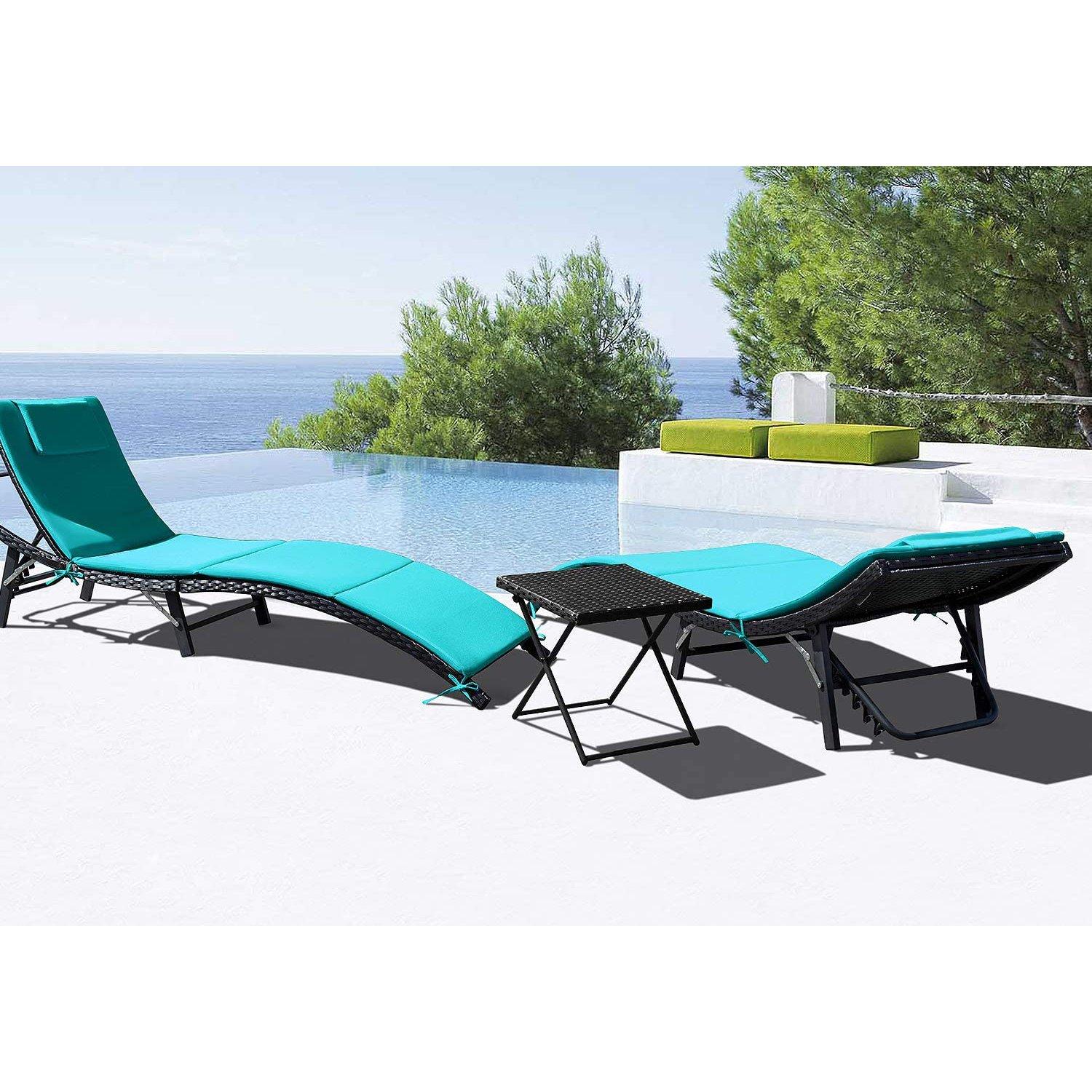 homall-patio-furniture-liegestuhl-set-3-tlg-rattanliege-blau image 3