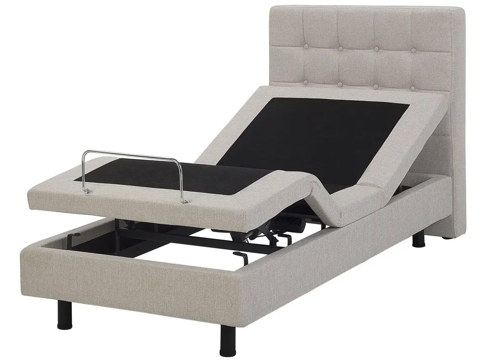 beliani-duke-polsterbett-elektrisch-beige-90x200-cm image 1