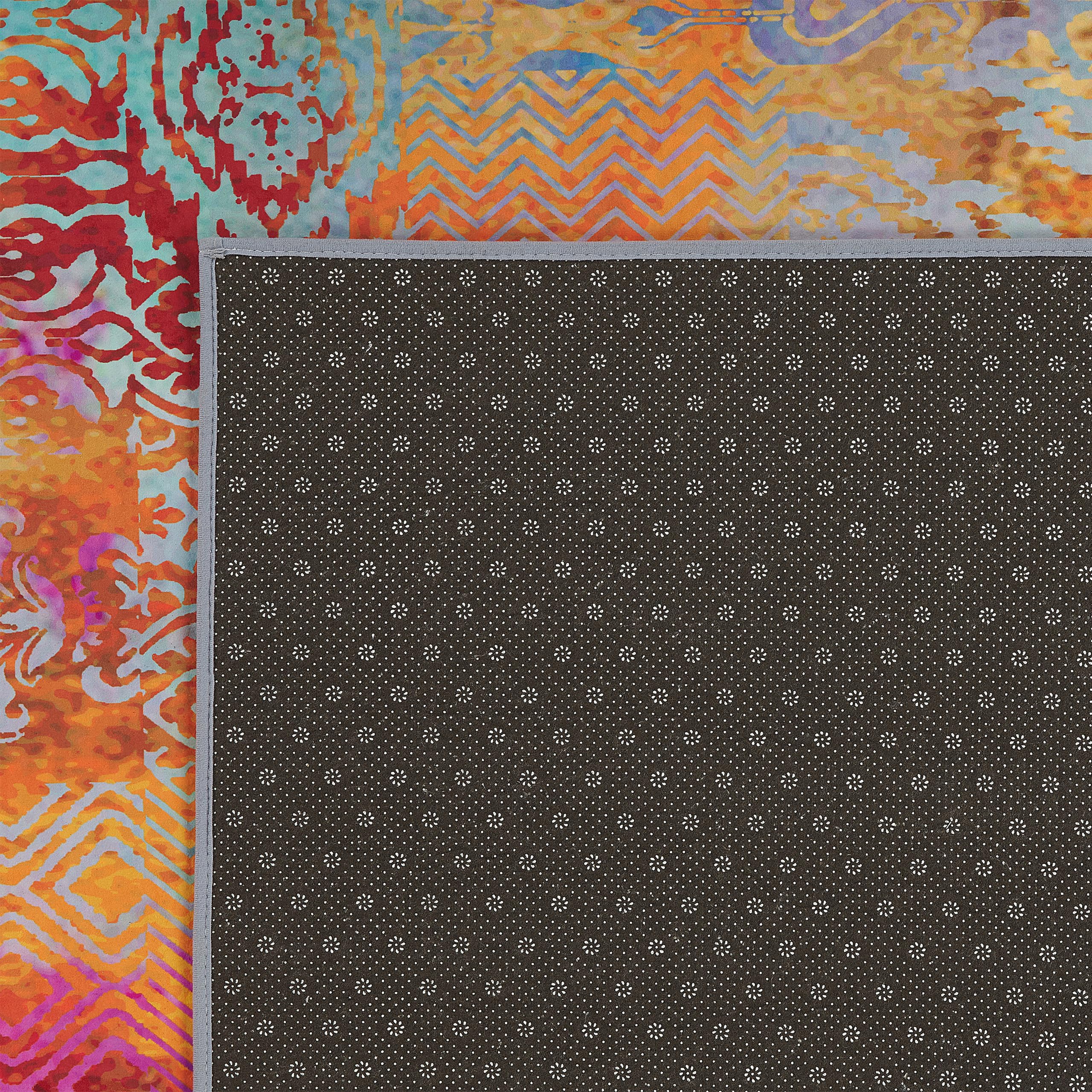beliani-isparta-teppich-bunt-80x150-cm-kurzflor-abstrakt image 5