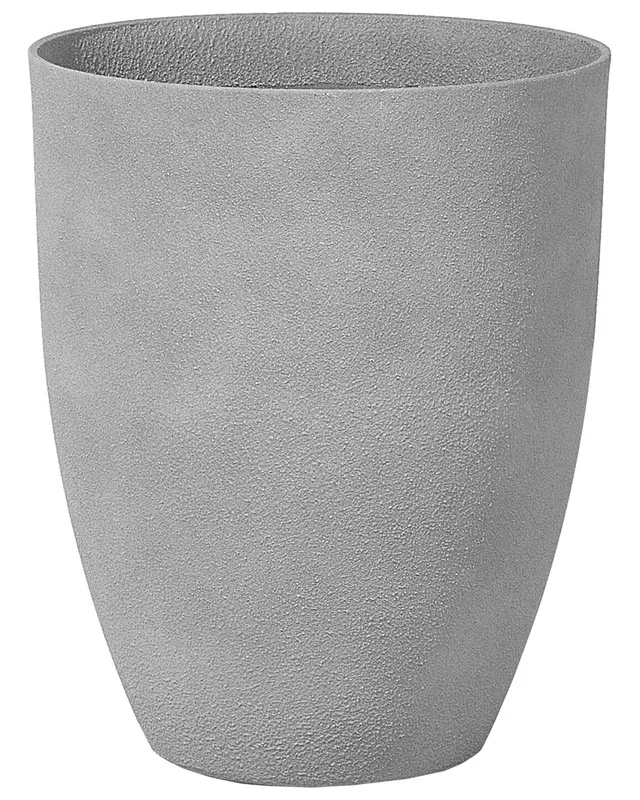 beliani-croton-blumentopf-rund-43cm-grau-40l image 1
