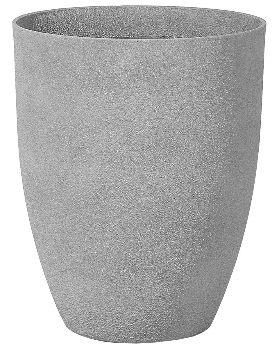 beliani-croton-blumentopf-rund-43cm-grau-40l image 1