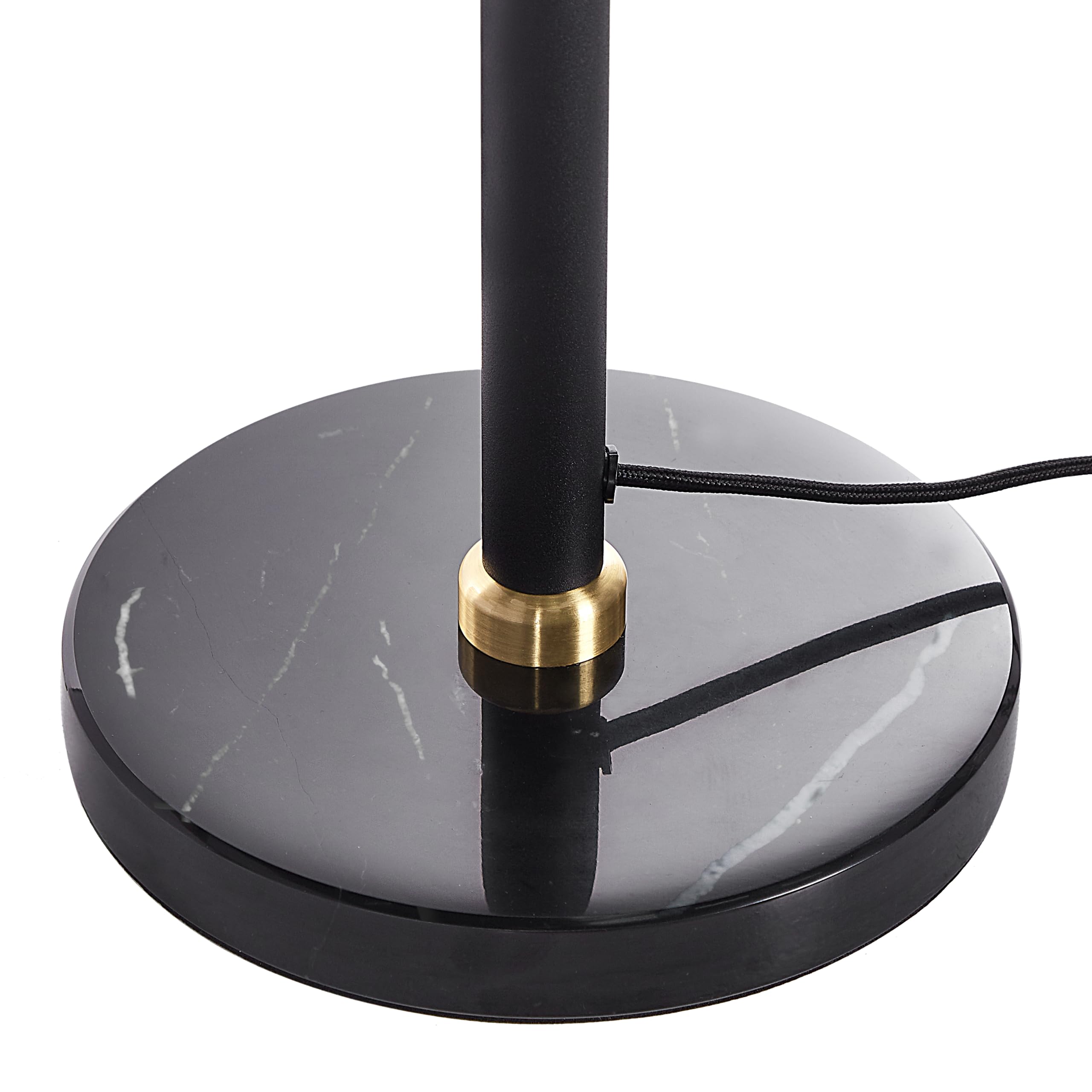 beliani-minija-tischlampe-schwarz-gold-glas-rund image 7