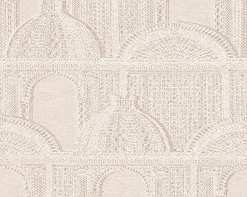 architects-paper-piazza-96110-2-vliestapete-creme-metallic image 4