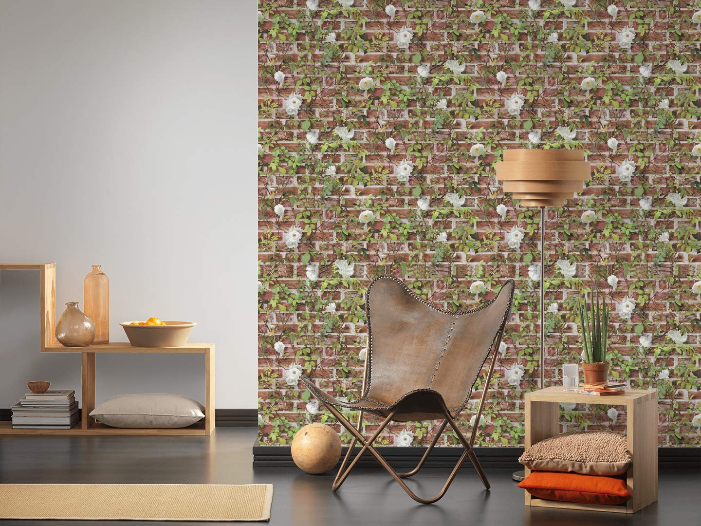 a-s-cr-ation-authentic-walls-2-papiertapete-backstein-efeu-36572-1 image 4