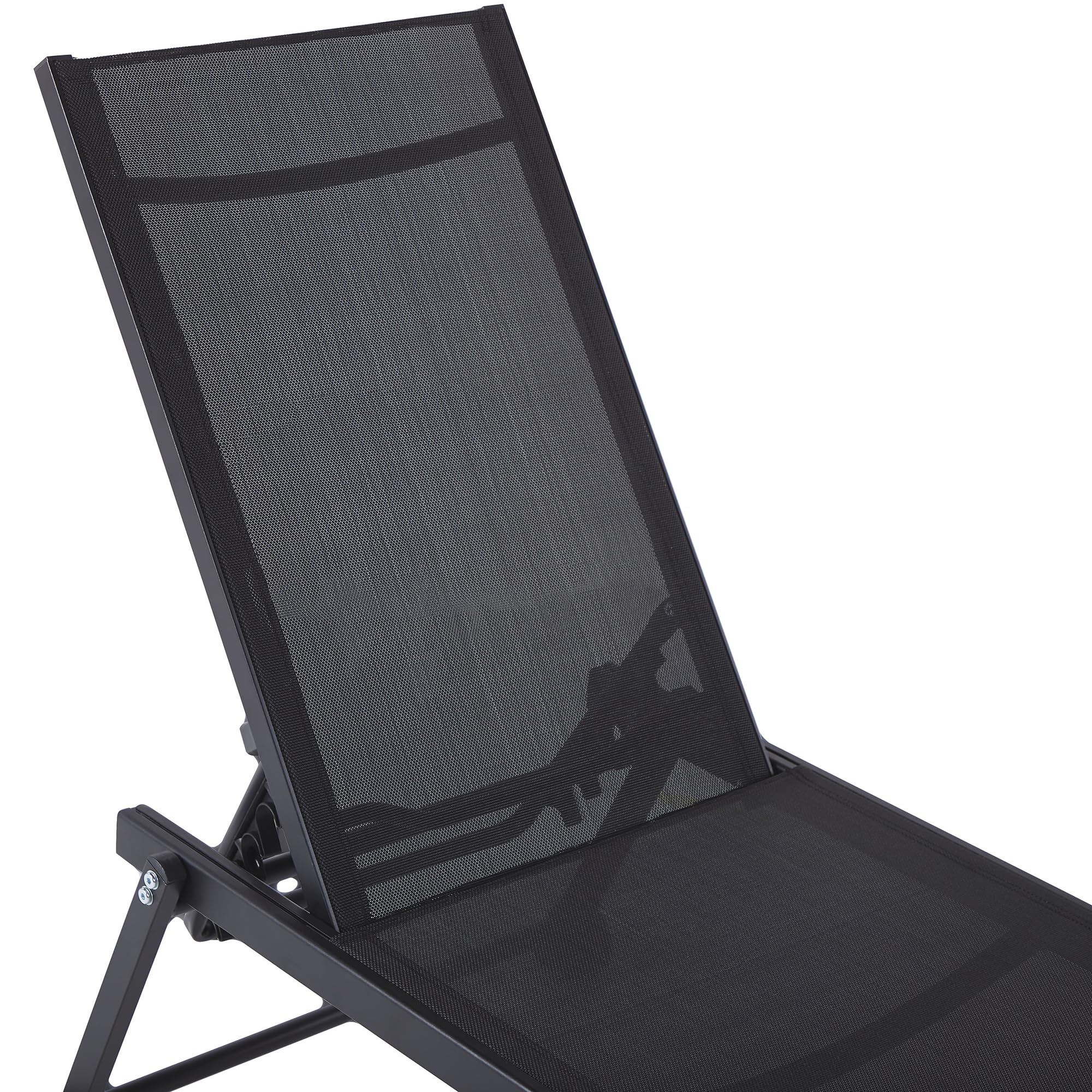 beliani-portofino-sonnenliege-aluminium-mesh-schwarz-rollen image 4