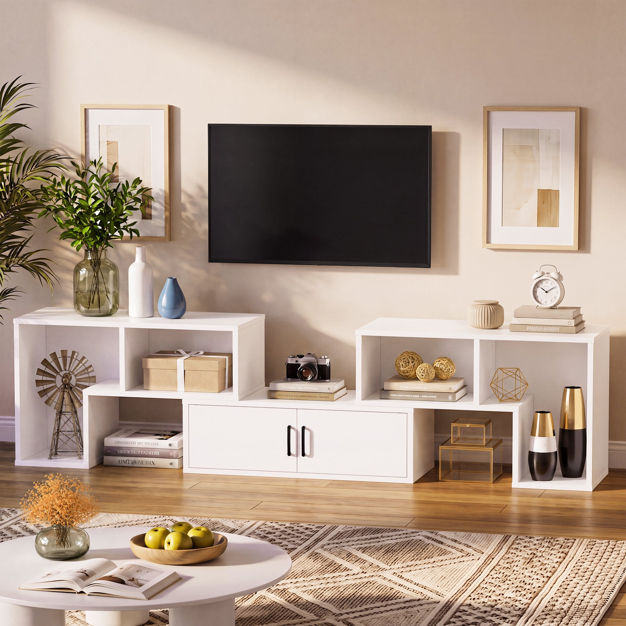 homall-tv-stand-lowboard-wei-modular-76-zoll-mit-schrank image 1