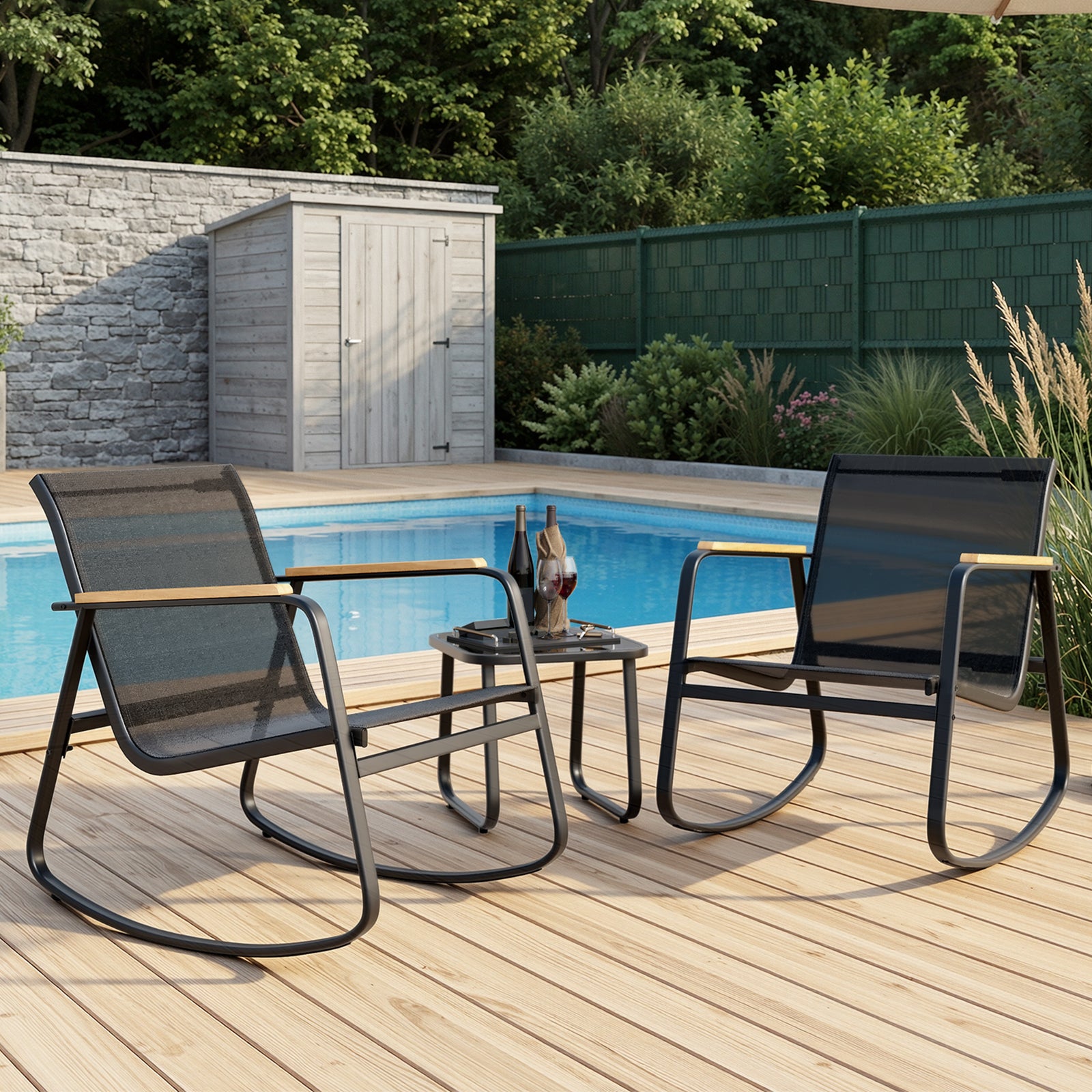 bealife-gartenm-bel-wr218-set-grau-3-teilig-schaukelstuhl-glastisch image 8