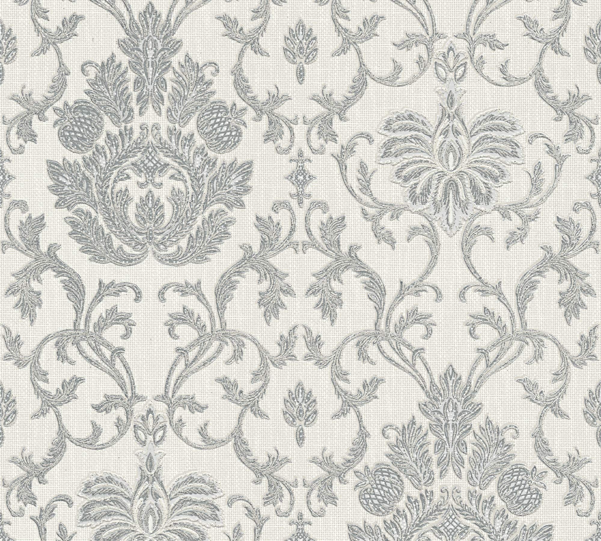 a-s-cr-ation-belle-epoque-tapete-3390-10-grau-metallic-10-05m image 2