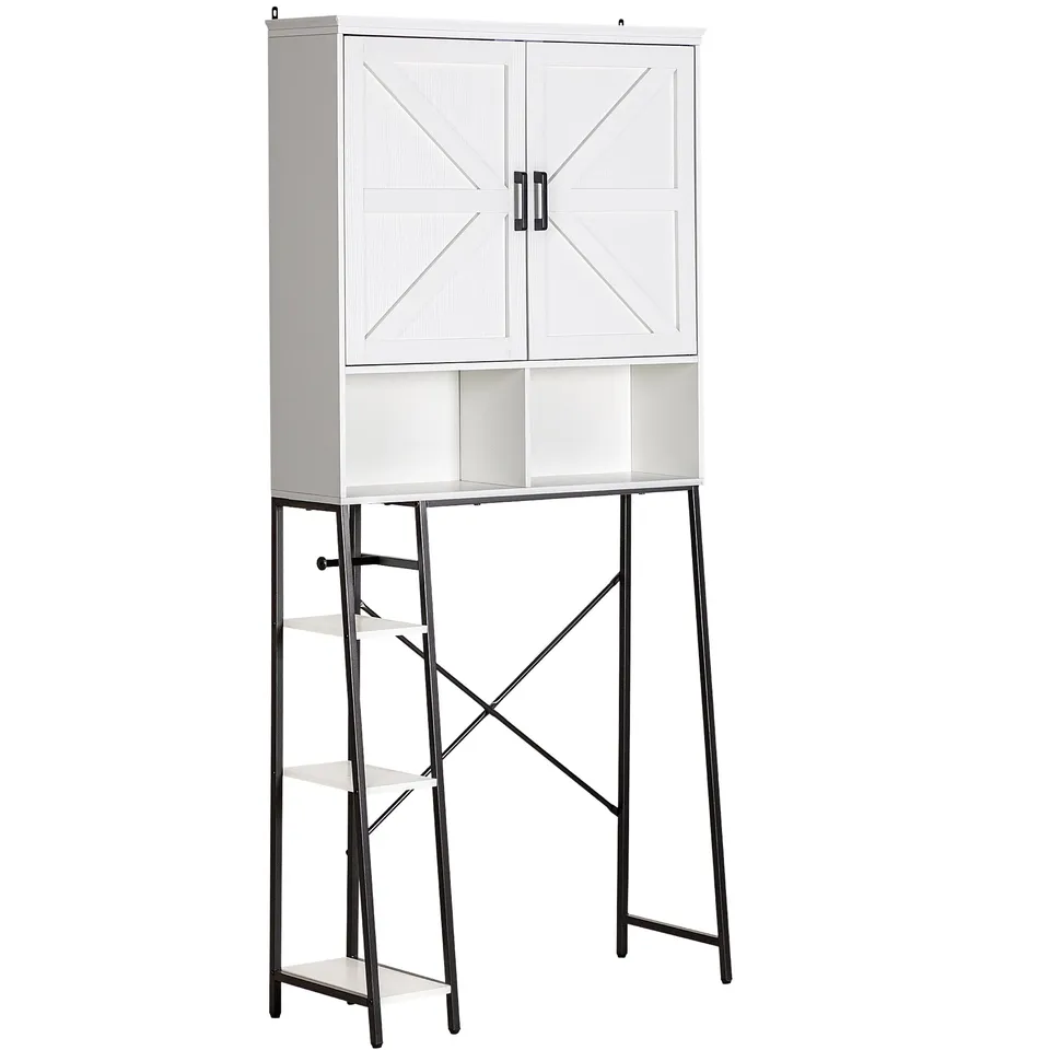 homall-ber-wc-schrank-badregal-wei-freistehend image 1