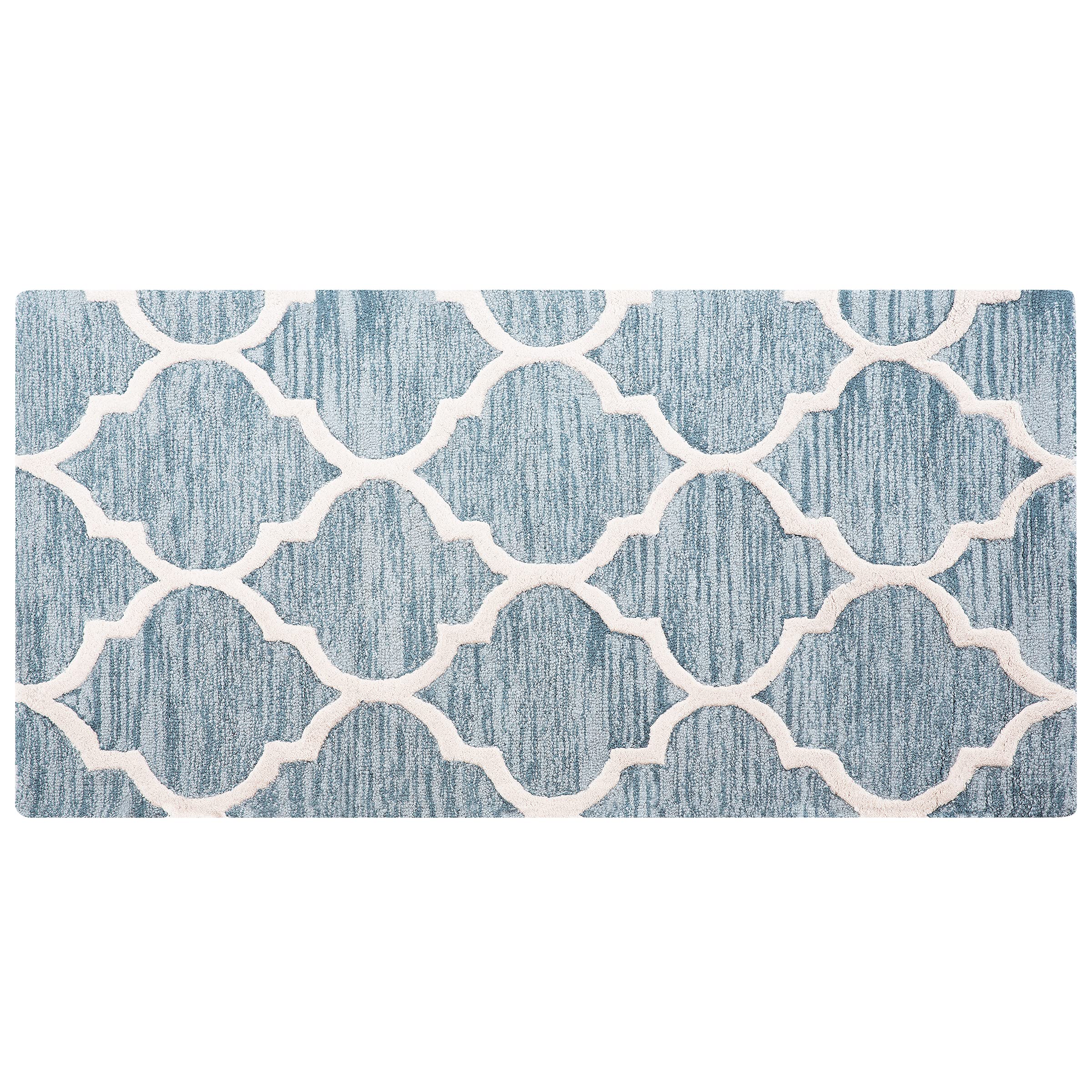 beliani-yalova-wollteppich-hellblau-80x150-cm image 4