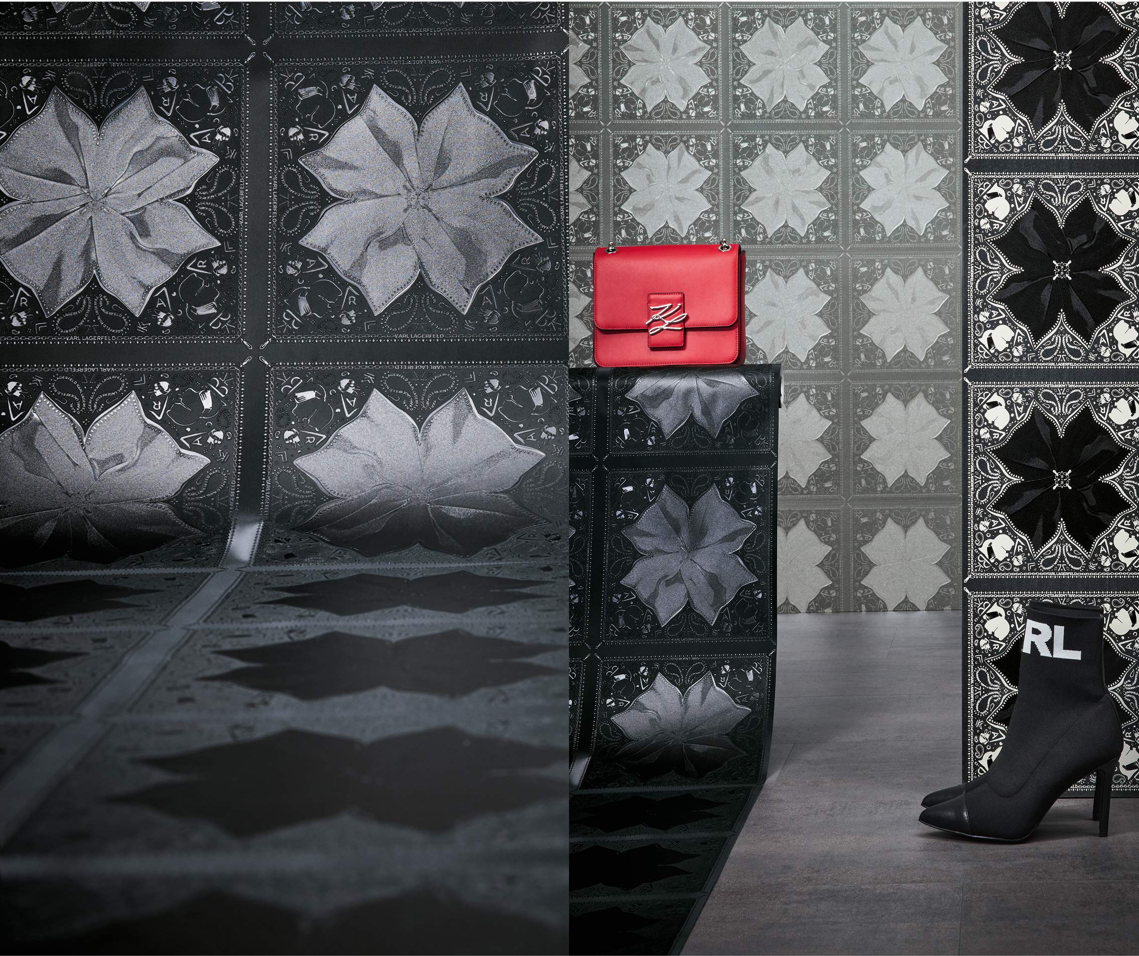 a-s-cr-ation-37845-5-kaleidoscope-vliestapete-grau-metallic image 4