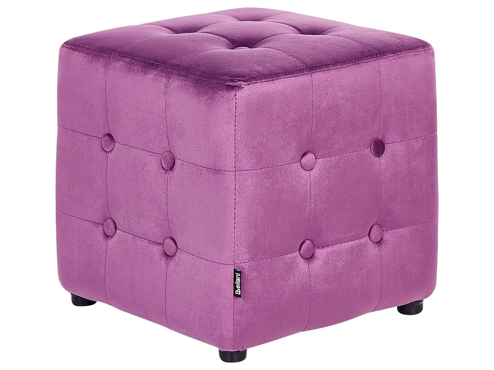 beliani-wisconsin-hocker-w-rfel-samt-violett-mit-steppung image 1