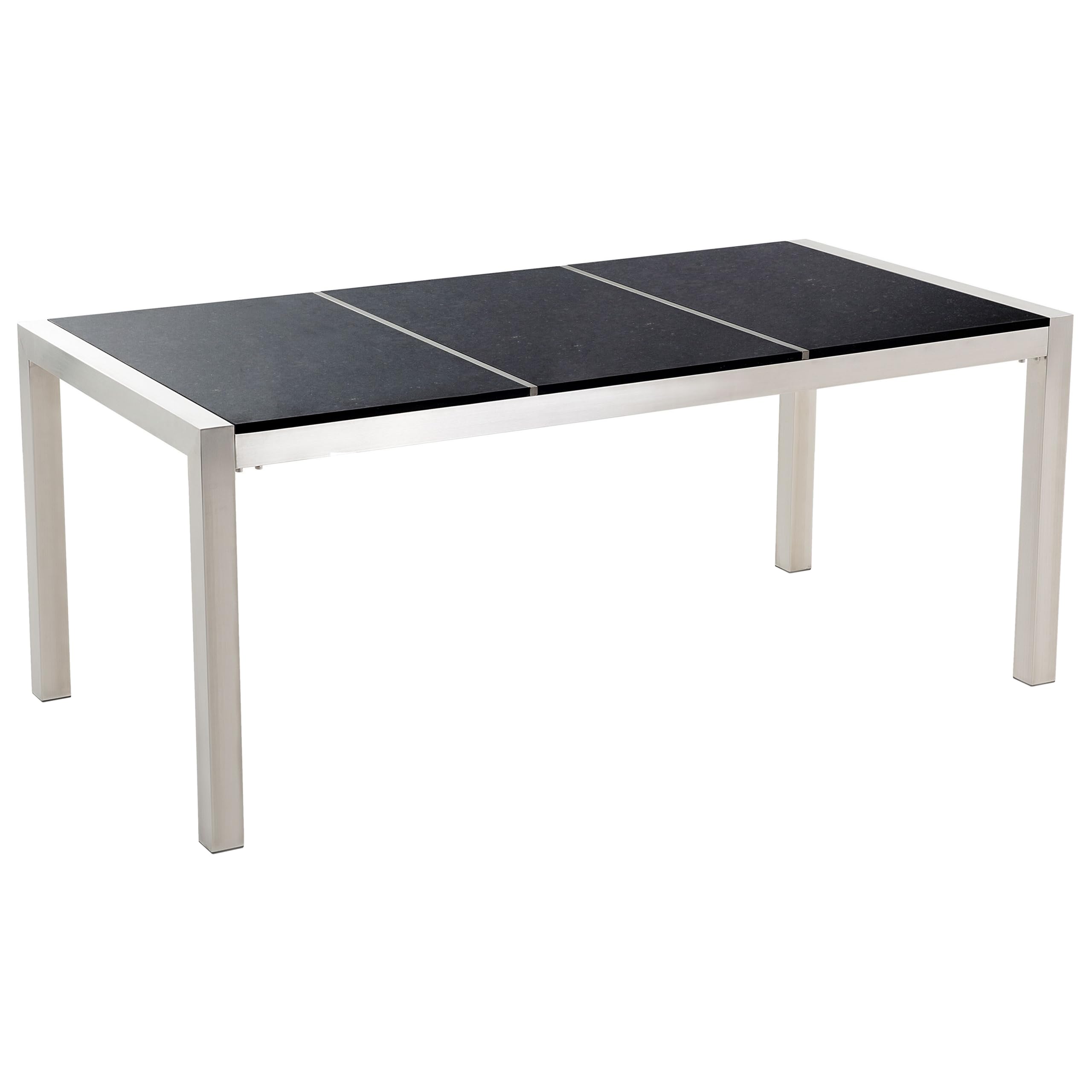 beliani-grosseto-gartenm-belset-180-cm-schwarz-wei-granit image 7