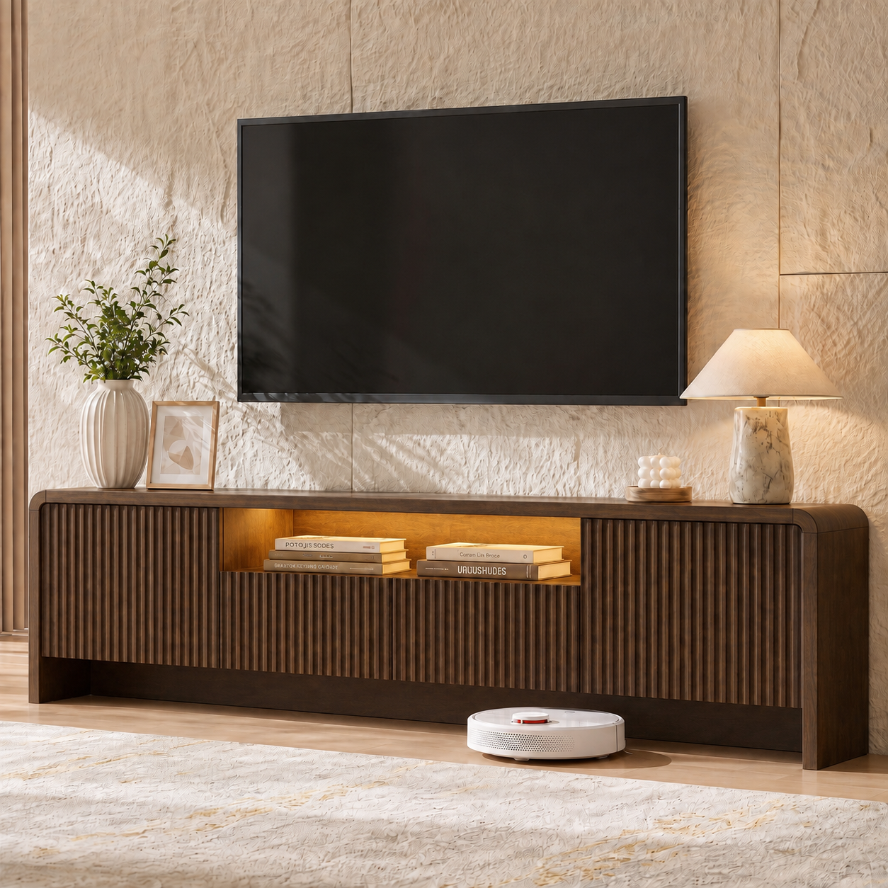 homall-tv-stand-lowboard-eiche-70-zoll-schubladen-schrank image 5
