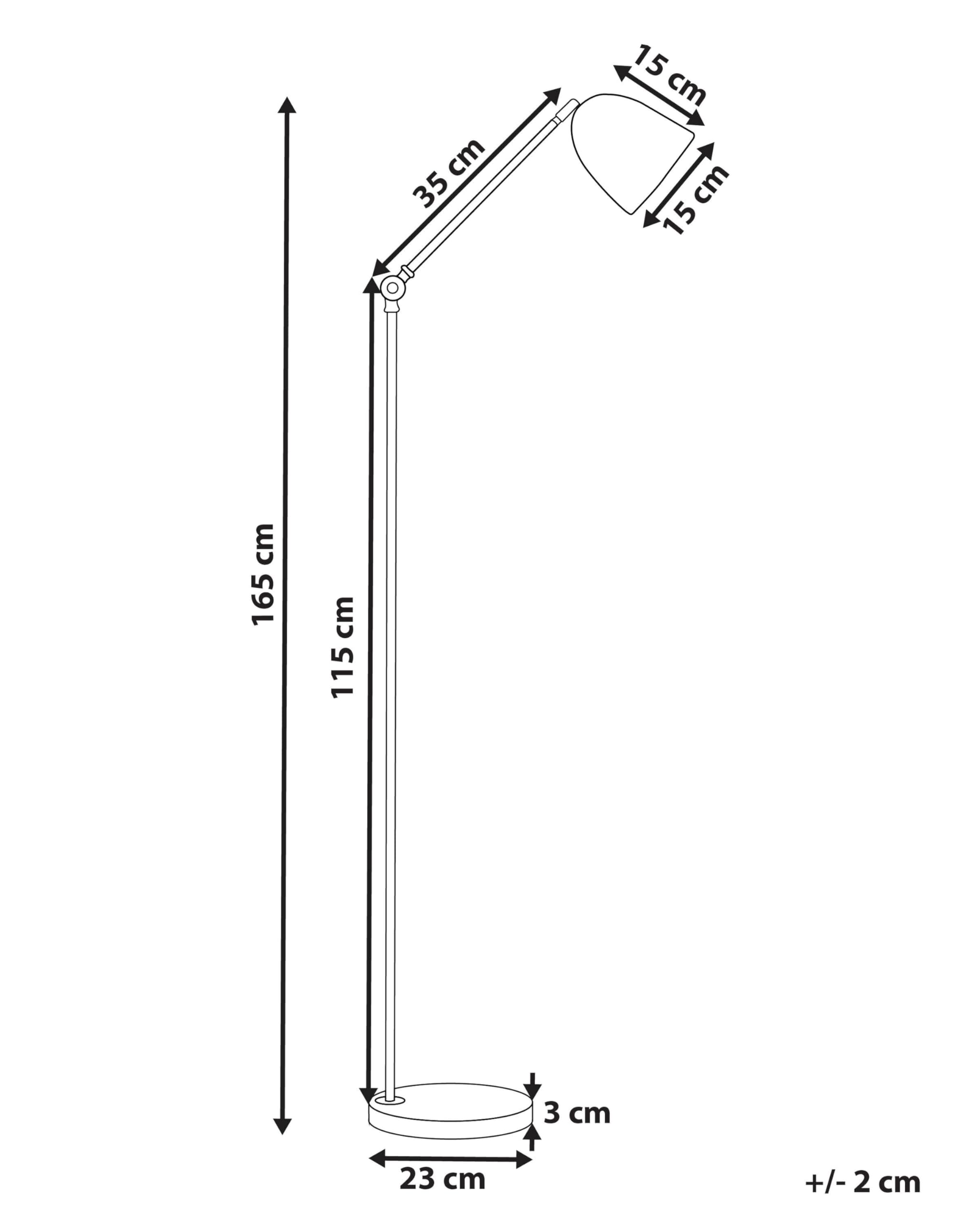 beliani-chanza-stehlampe-metall-schwarz-verstellbar-165-cm image 6