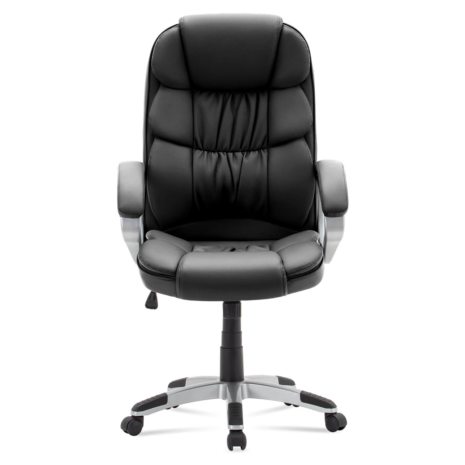 homall-office-leather-chair-b-rostuhl-kunstleder-schwarz-2 image 2