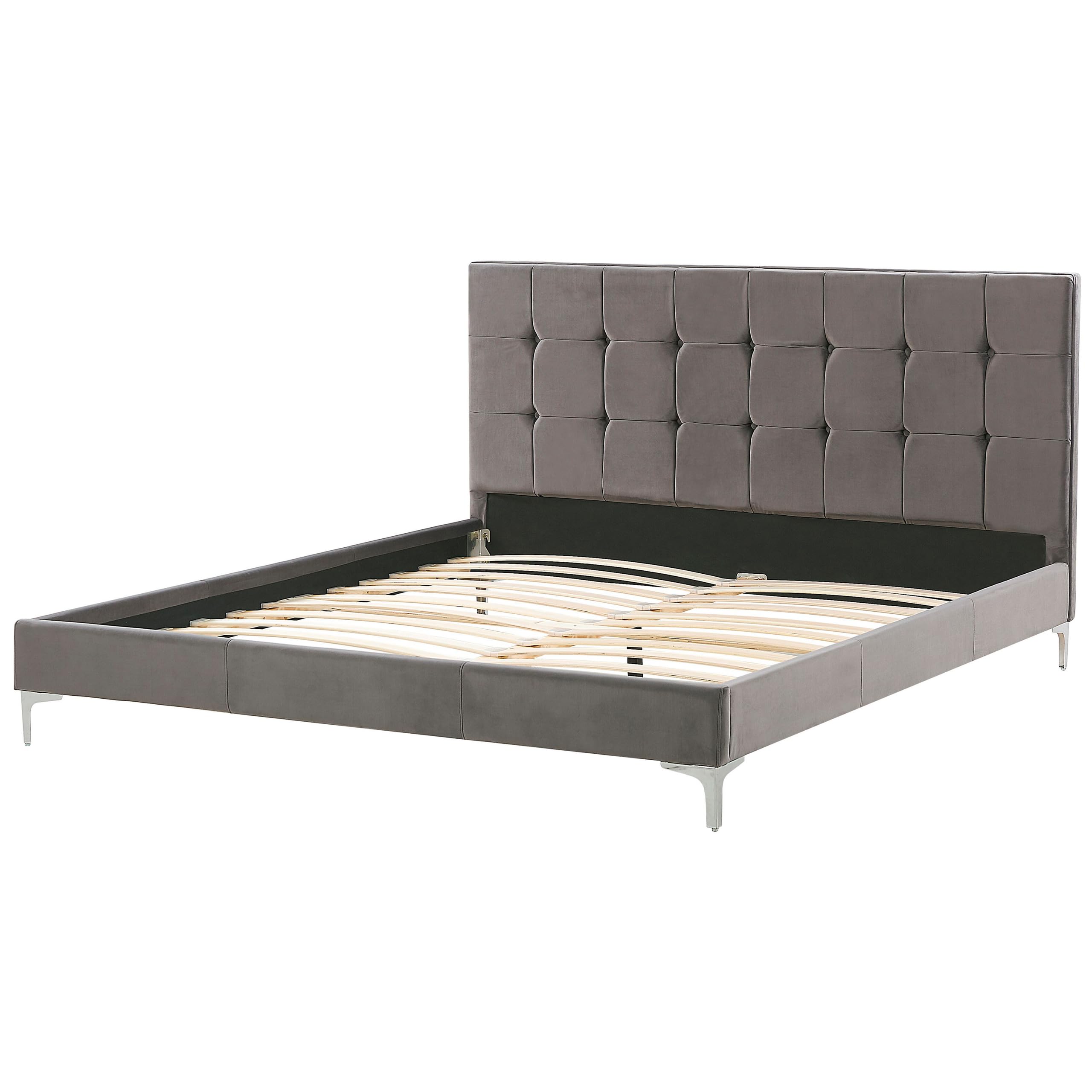 beliani-ambert-doppelbett-samt-grau-180x200-cm image 5